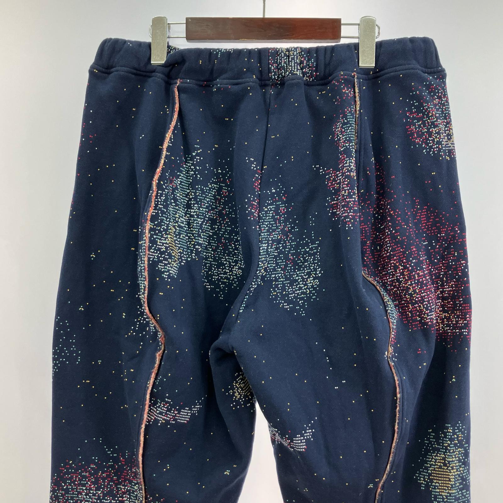 パンツ RANDY MUSCLE スウェットパンツ AW25-RPT04 紺 (3) タグ付き