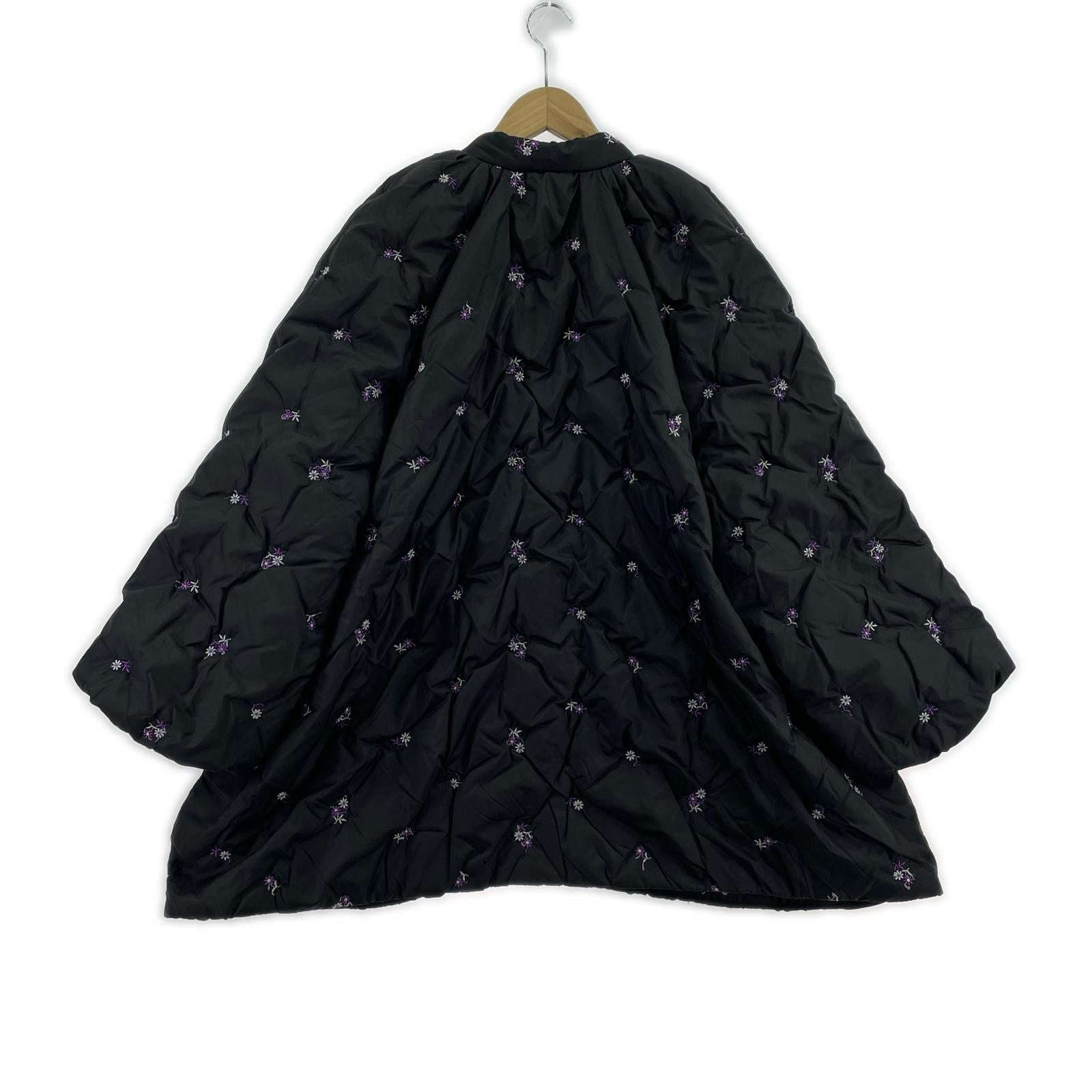 ジャケット Padded Coat/Original Floral Pattern Embroidery/1/RV1025 1 ブラック