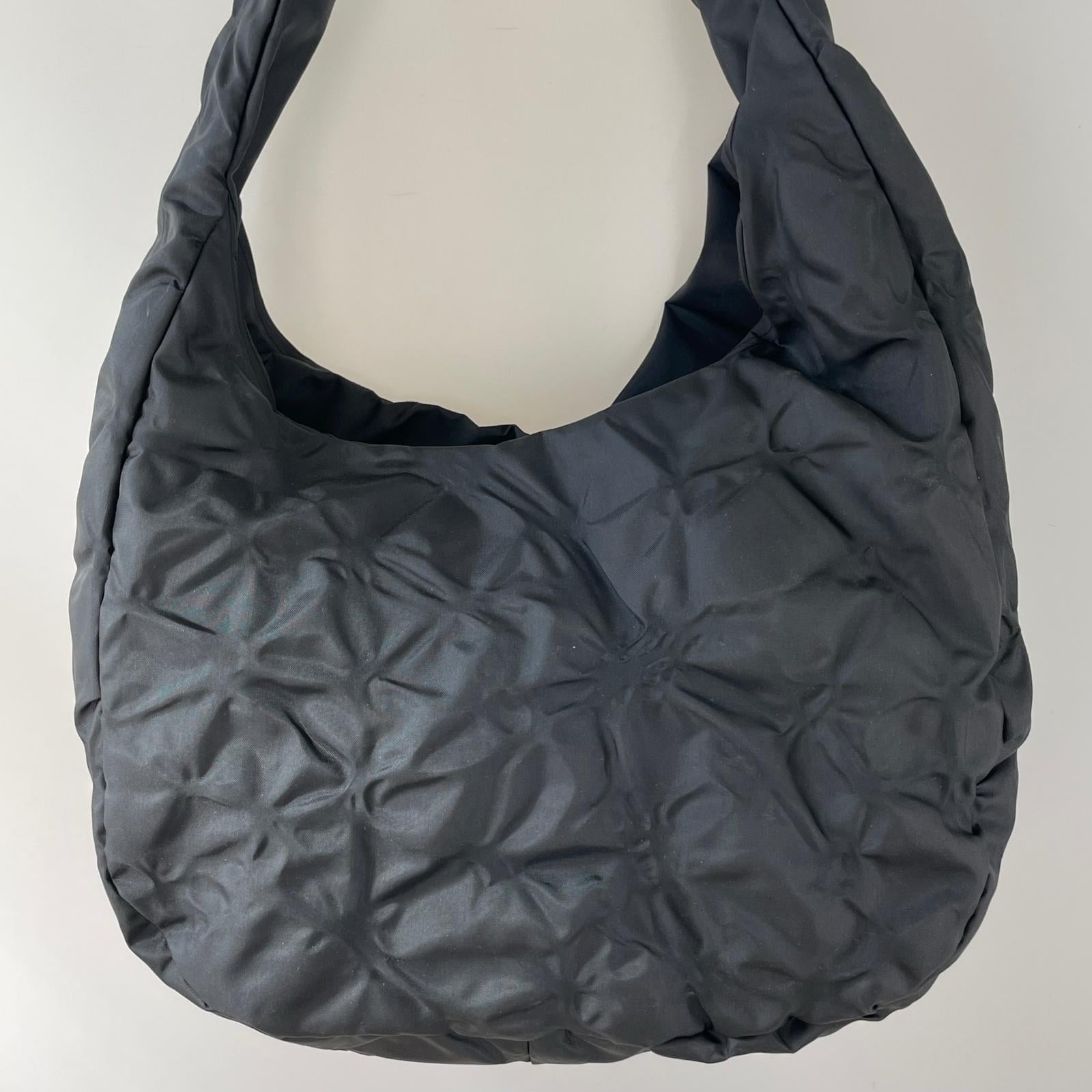 ショルダーバッグ ryaw ALL LEAF VEIN BAG BLACK ブラック