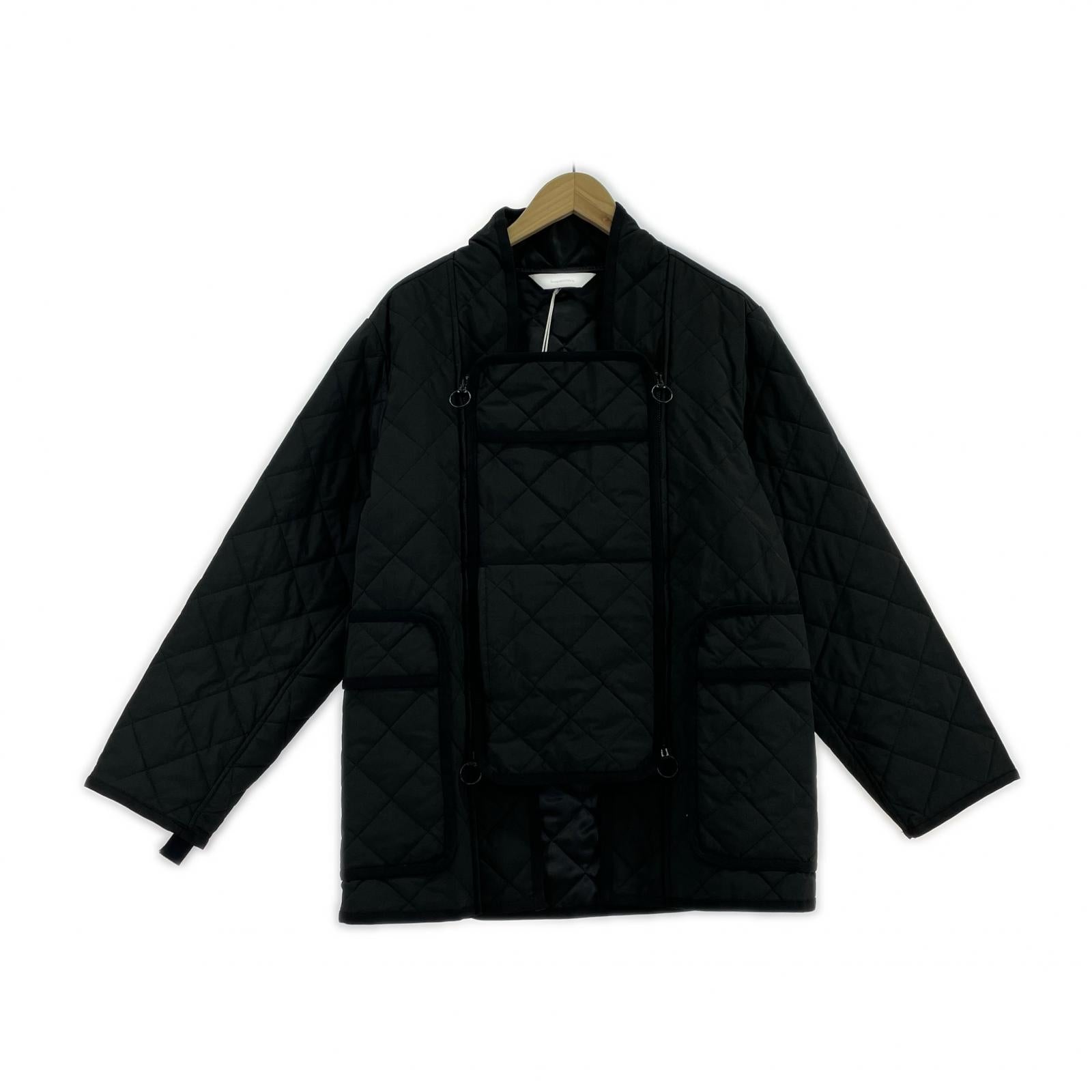 ジャケット 24AW QULTING HANTEN JAKET 黒 (M) M ブラック
