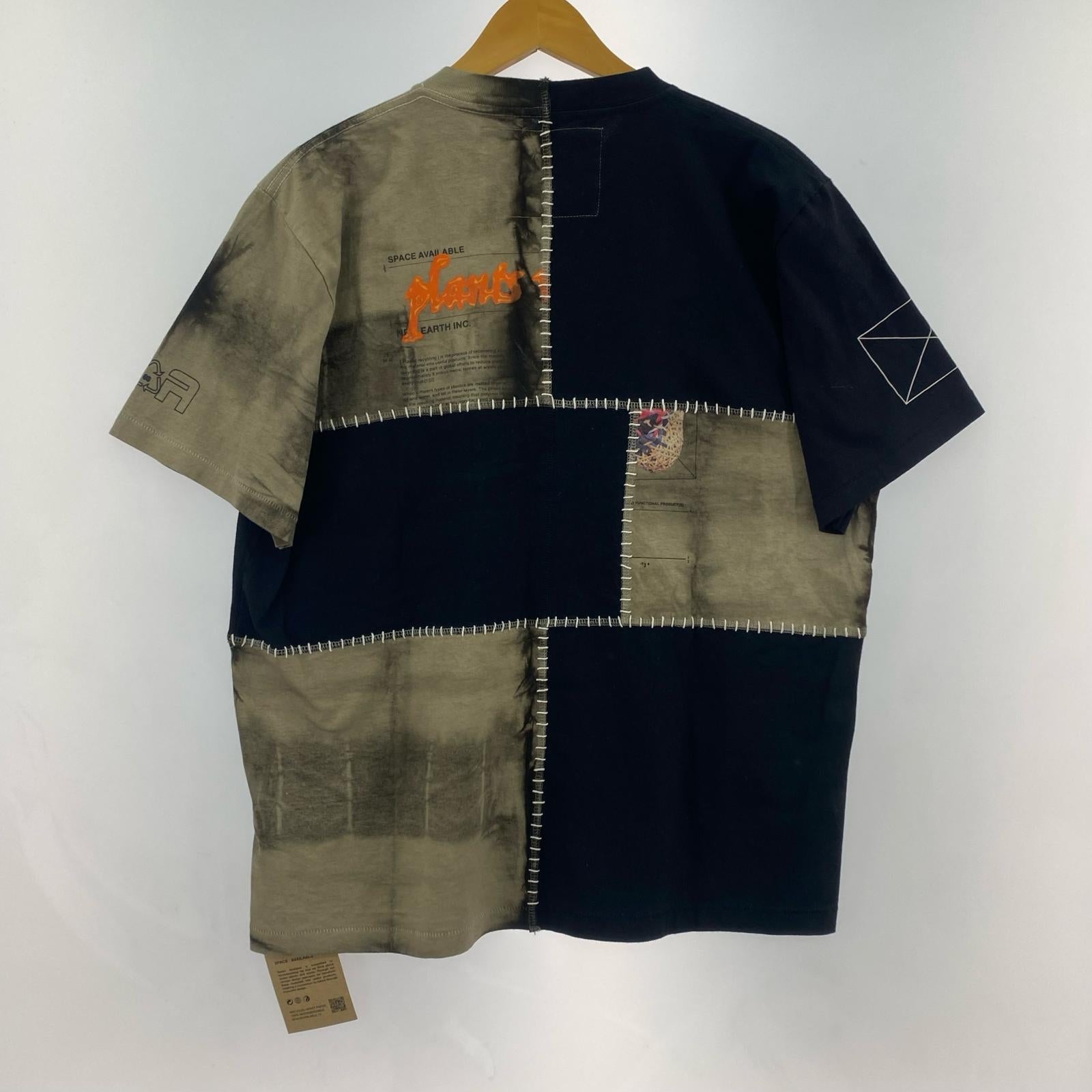 半袖Tシャツ SPACE AVAILABLE UP-CYCLED PLANT DYED TEE グレー (L) タグ付き L ブラック