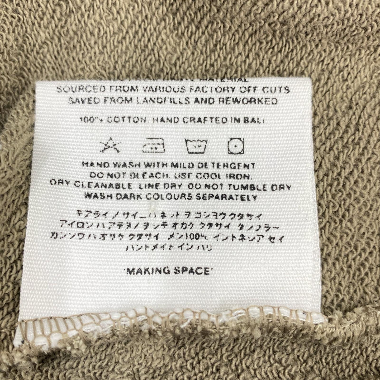スウェット ARTISAN PATCH SWEATSHIRT/XL/ブラウン ブラウン