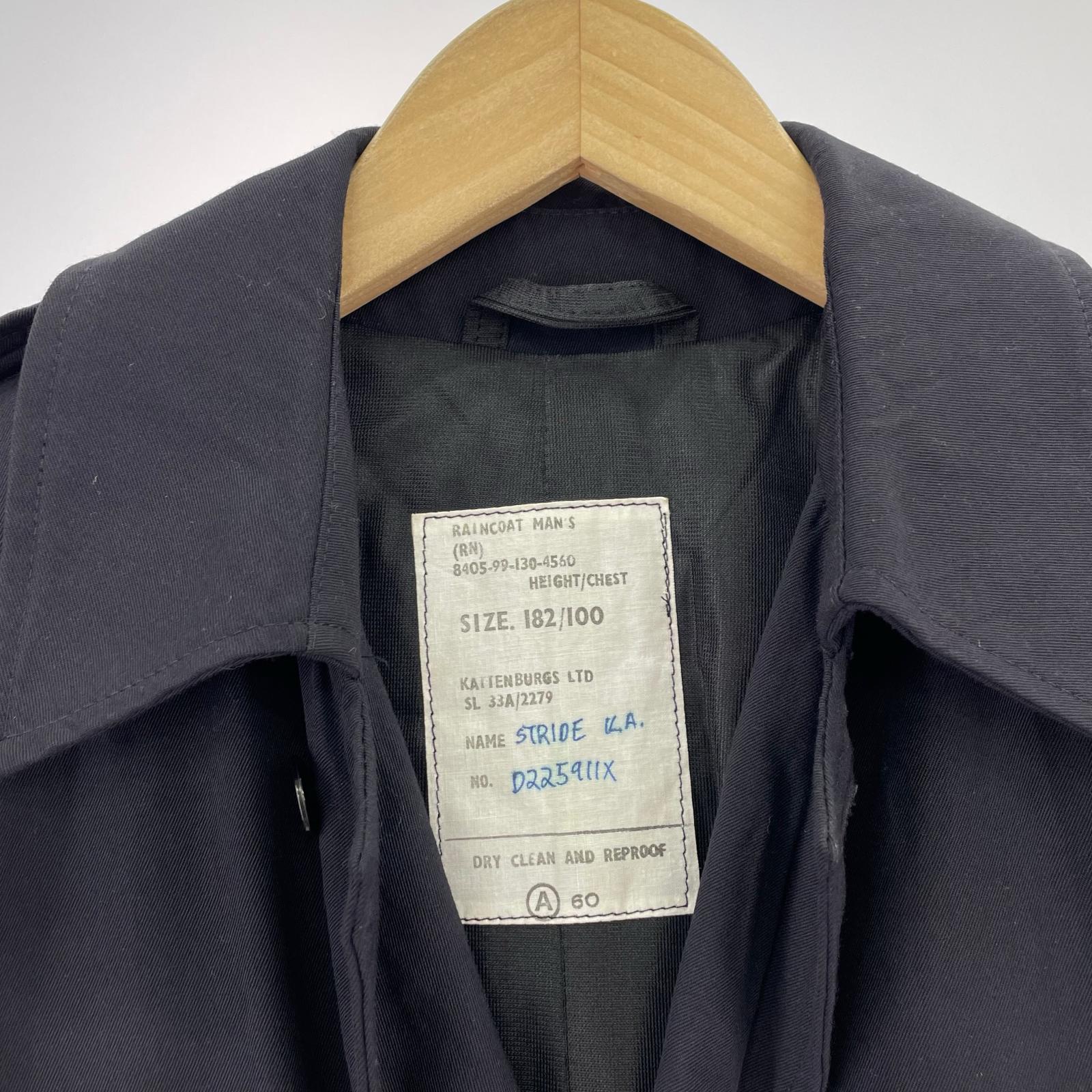 その他アウター spares UK Royal Navy ギャバジンコート ブラック
