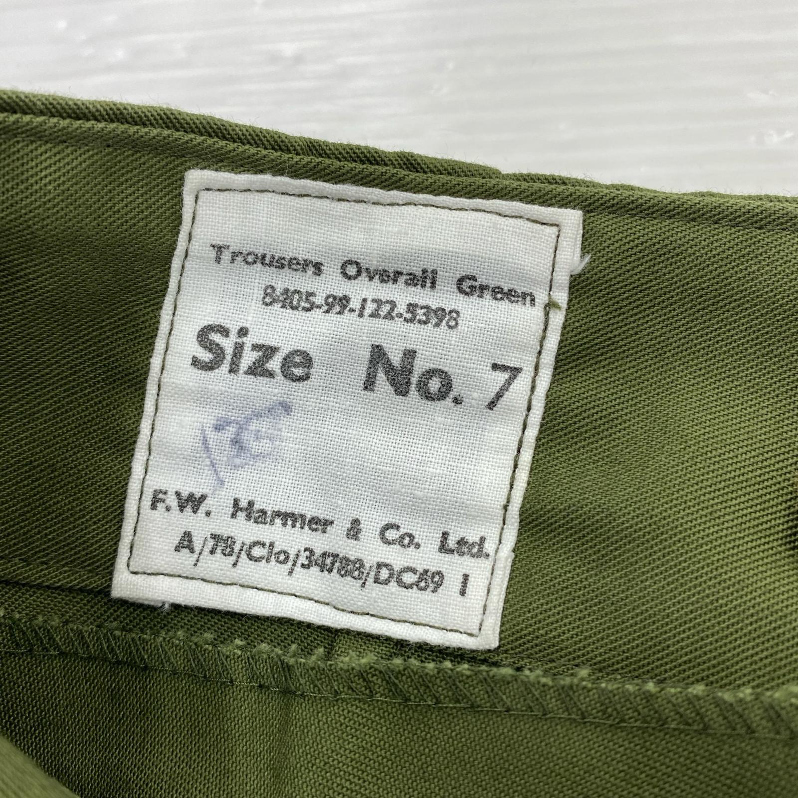 オーバーオール SPEIER’S UK ARMY オーバーオールトラウザー カーキ