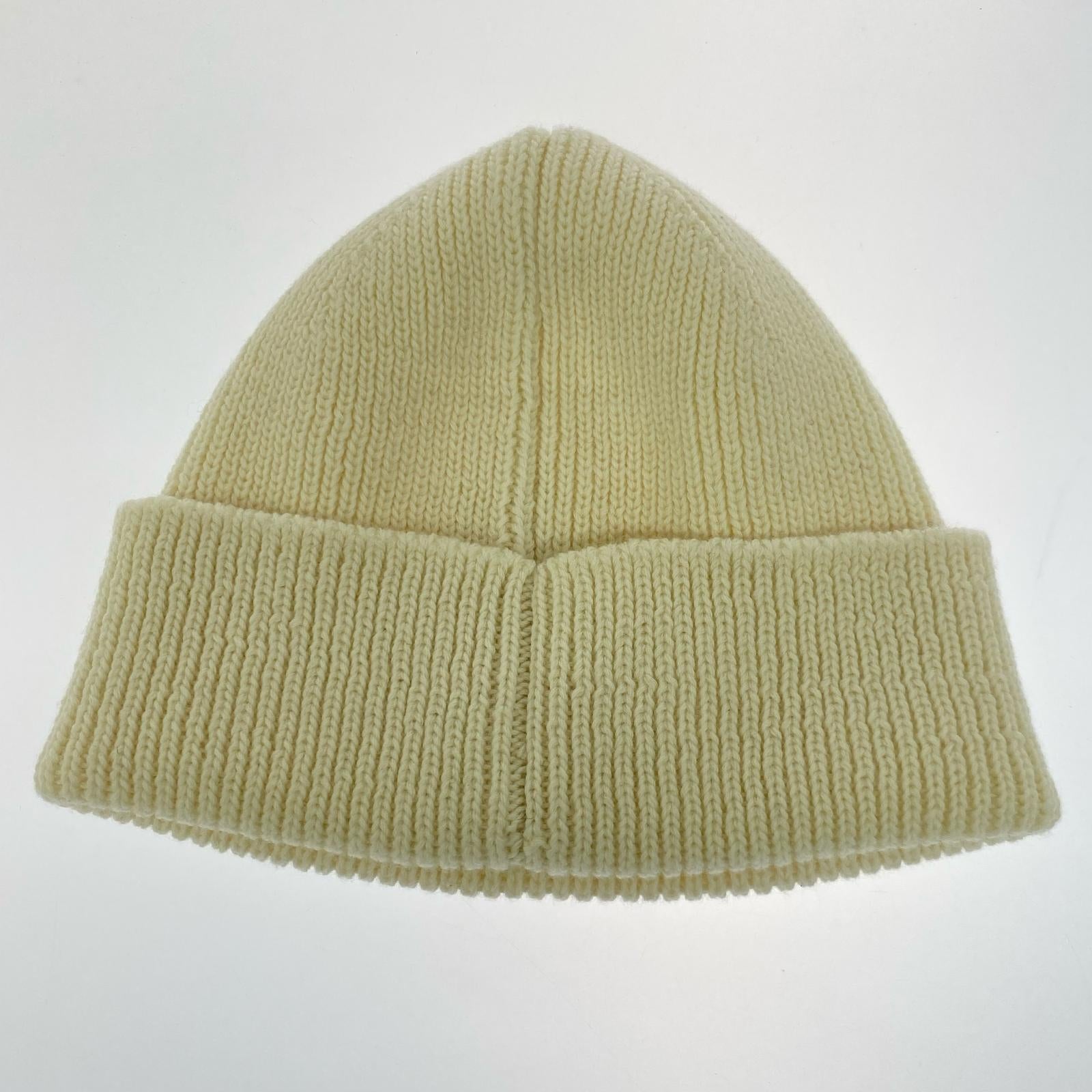 キャップ SUNSEA Aニットキャップ フリー ホワイト