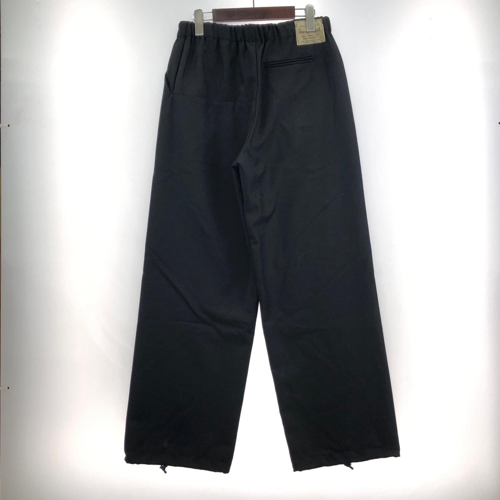 パンツ SUNSEA N.M Thickened イージーパンツ ブラック