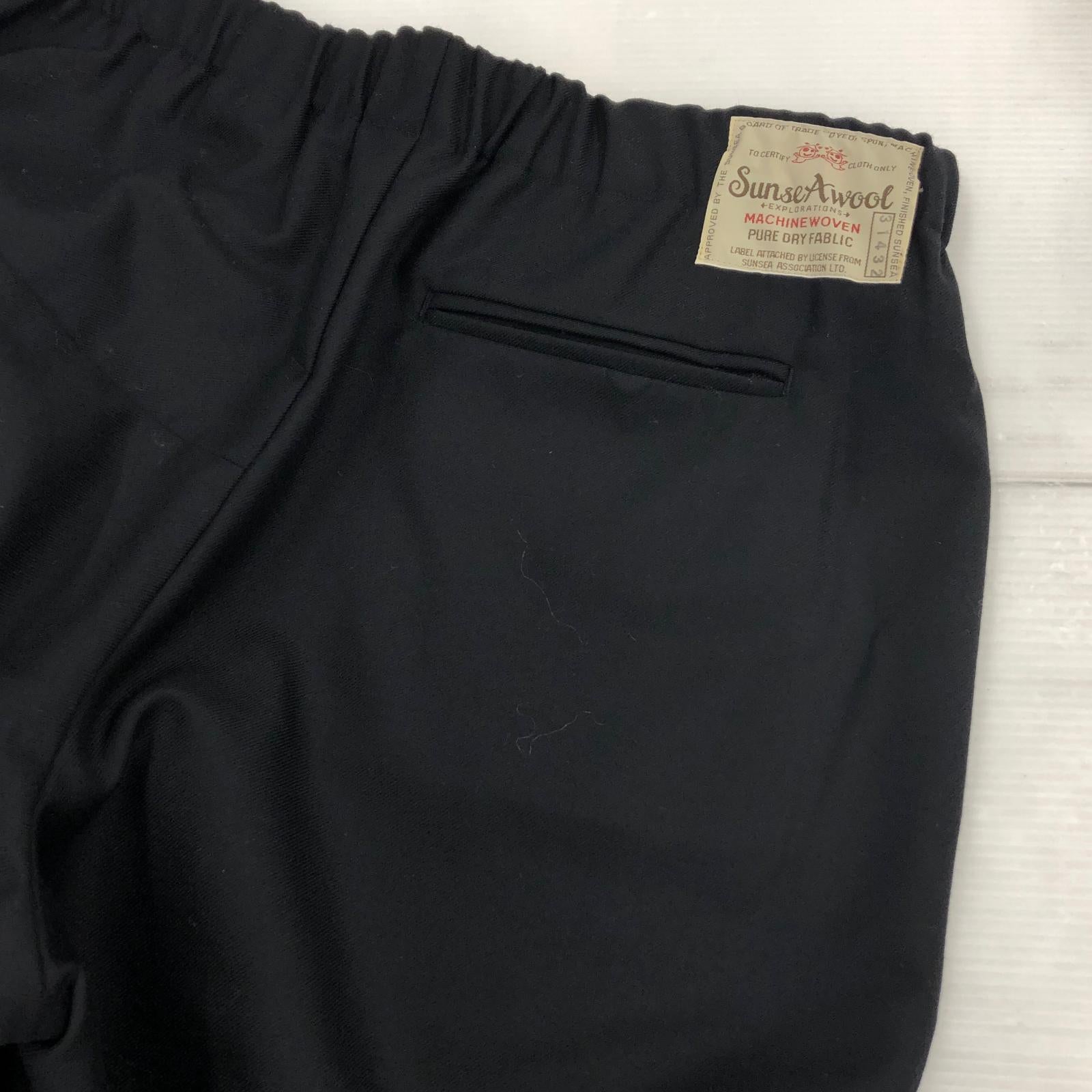 パンツ SUNSEA N.M Thickened イージーパンツ ブラック
