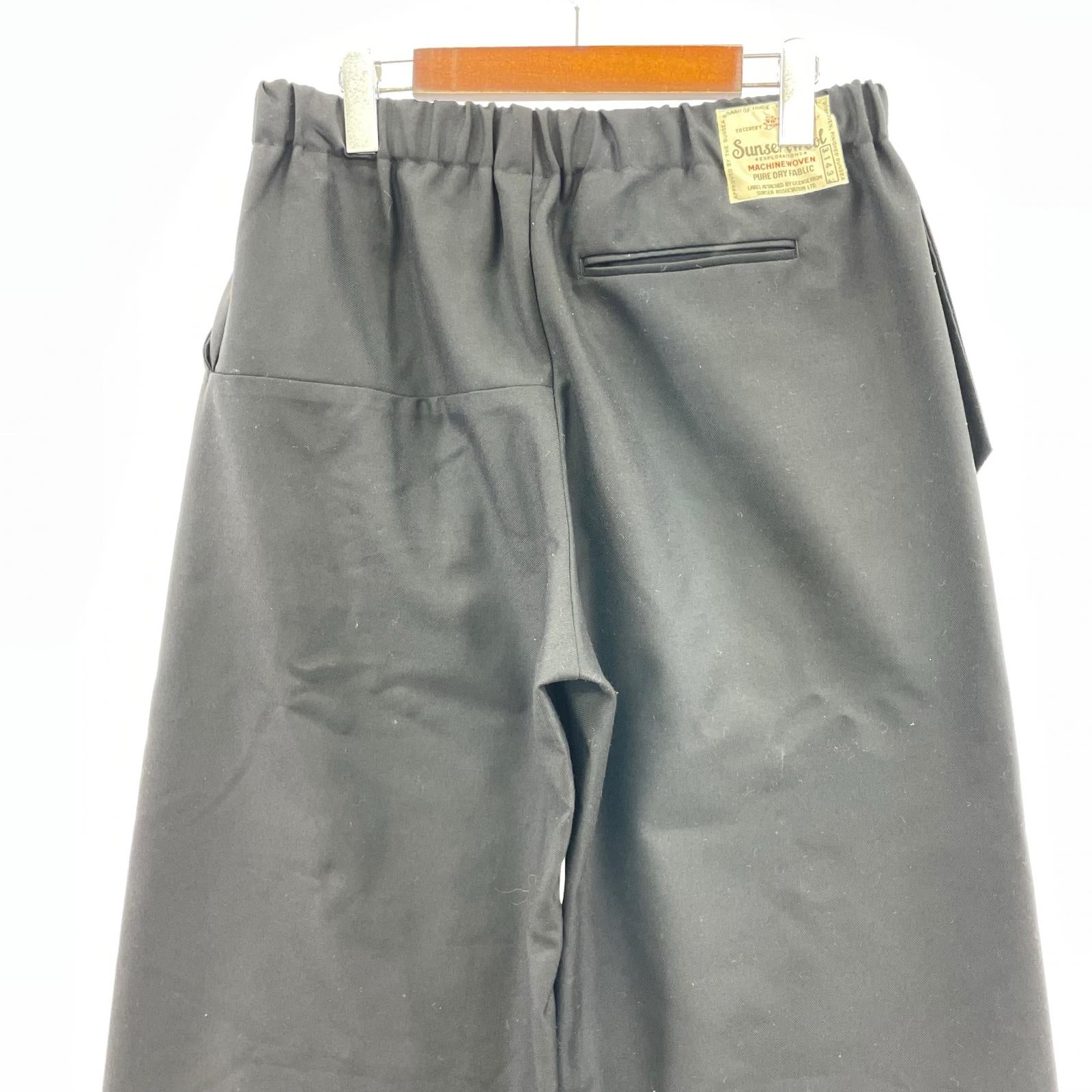 パンツ SUNSEA N.M Thickened イージーパンツ 2 ブラック