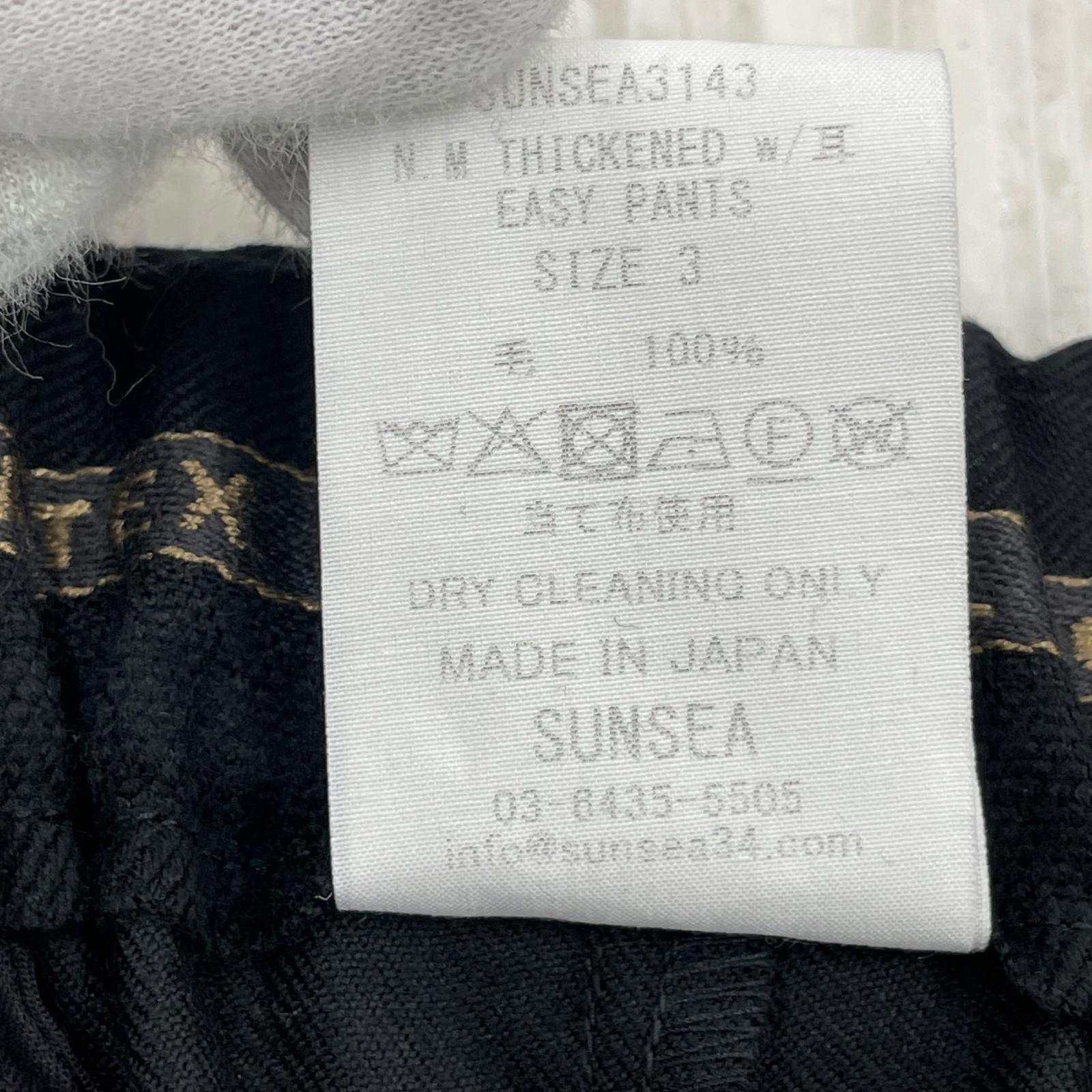パンツ N.M Thickened w/耳 Easy Pants (3) 3 ブラック
