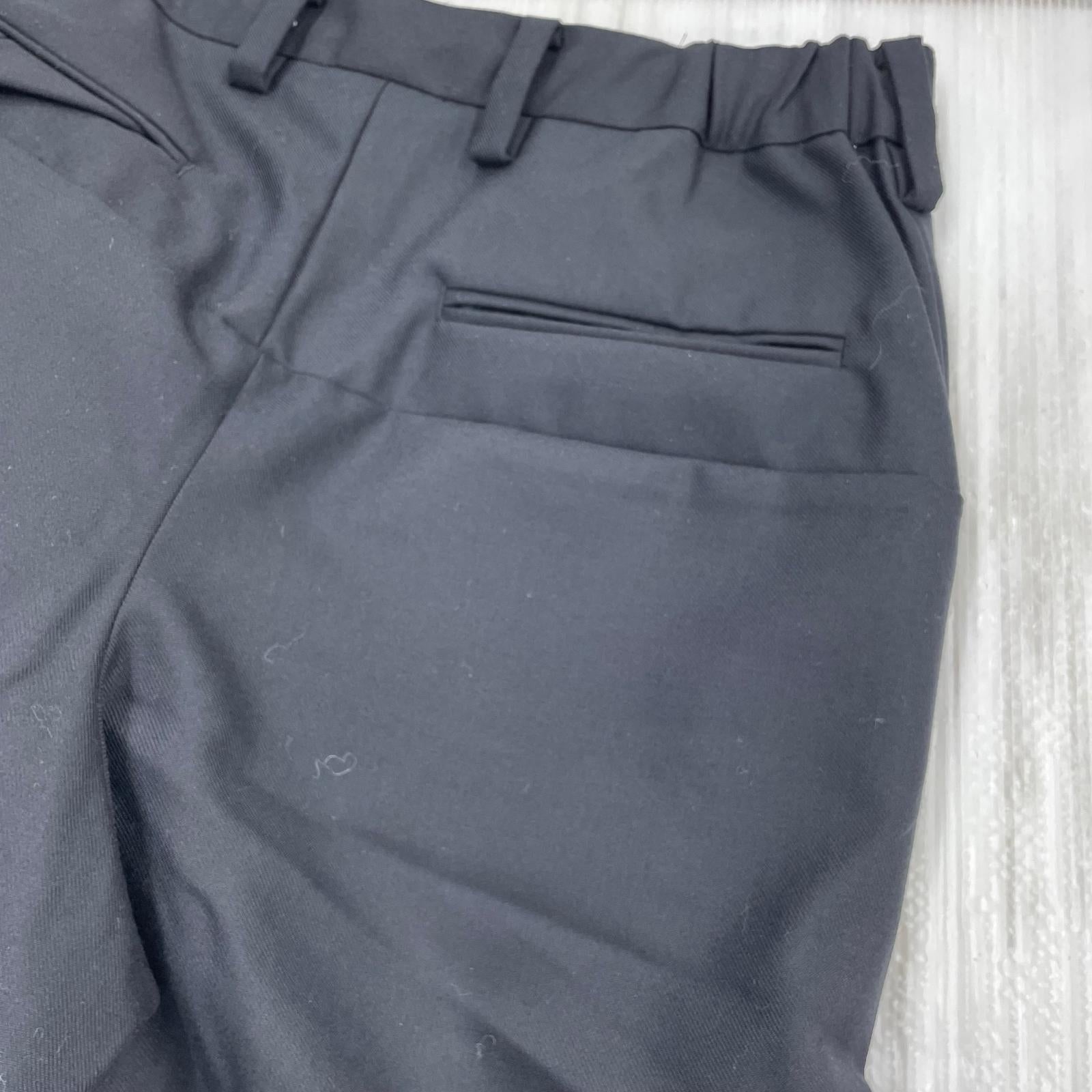 パンツ SUNSEA N.M THICKENED w/耳 STRAIGHT PANTS イージースラックス 2 ブラック 2 ブラック