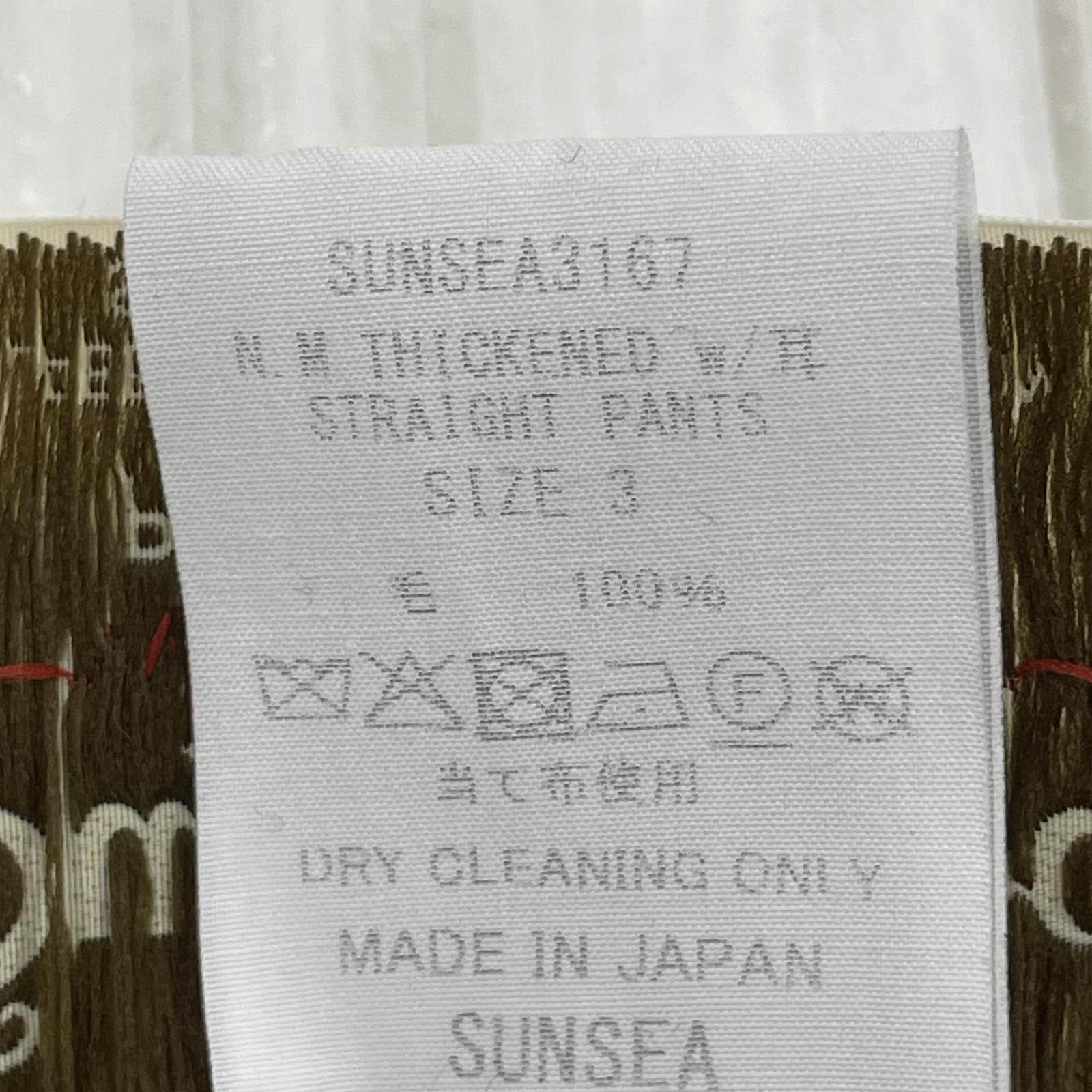 パンツ N.M THICKENED w/耳 STRAIGHT PANTS (3) 3 ブラック