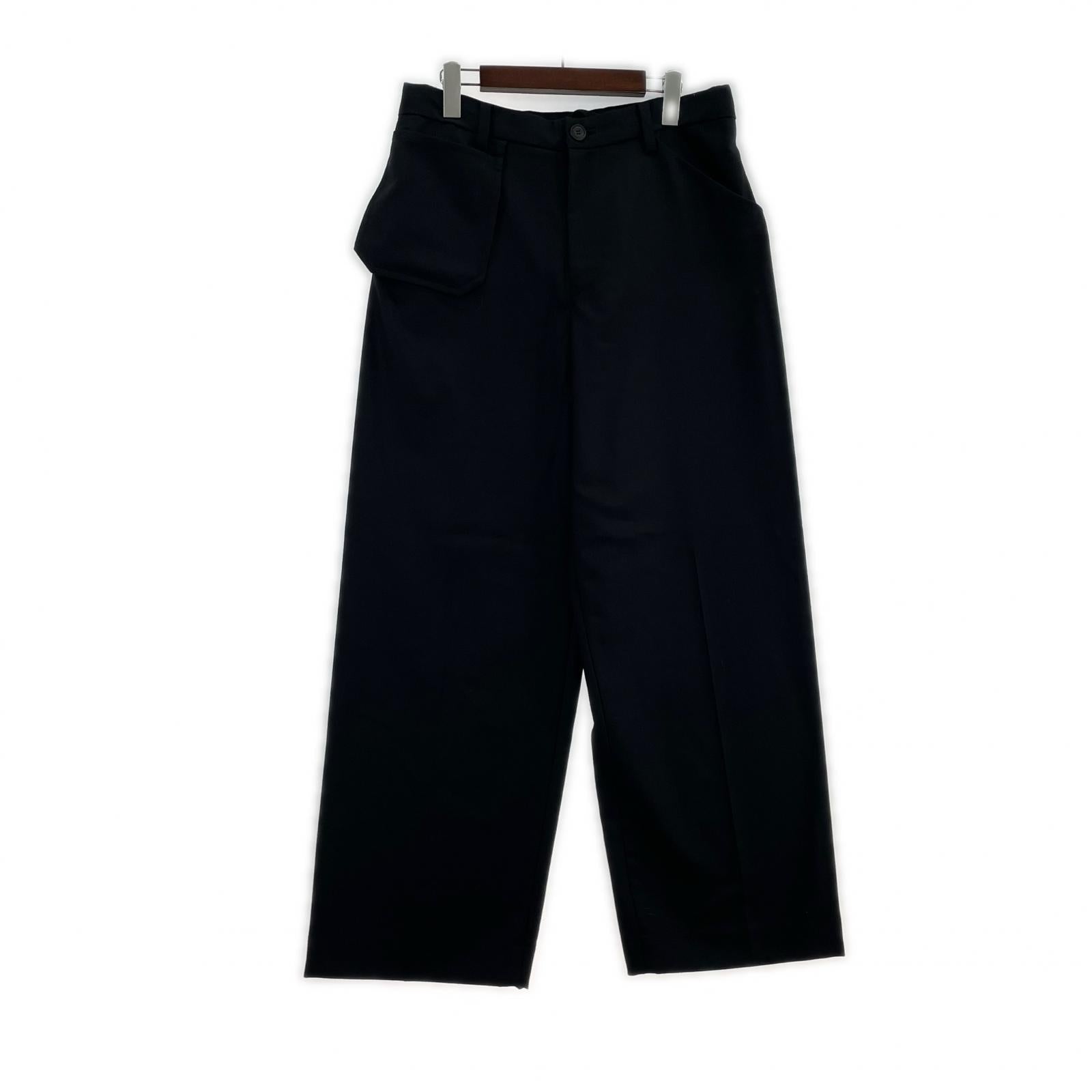 パンツ N.M THICKENED w/耳WIDE PANTS 2 2 ブラック