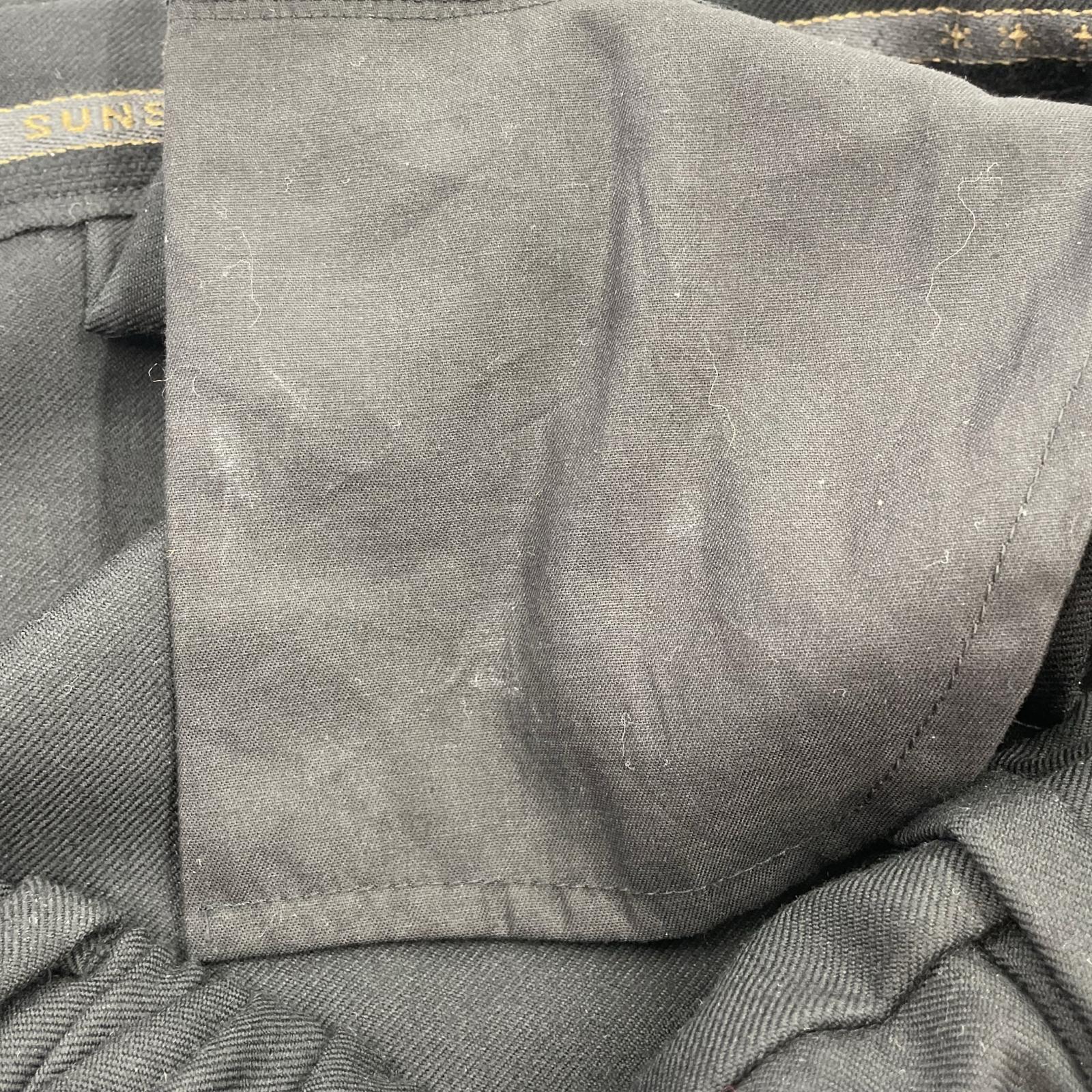 パンツ N.M THICKENED w/耳WIDE PANTS 2 2 ブラック