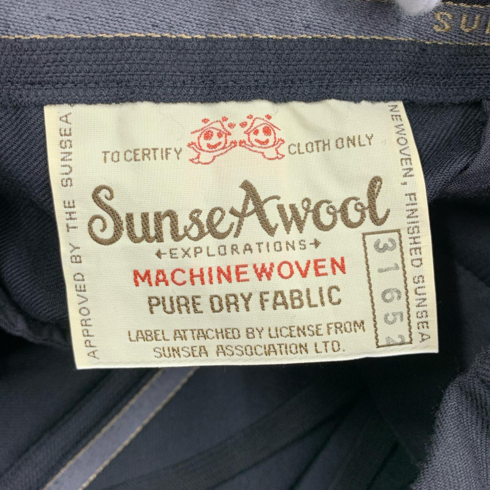パンツ SUNSEA N.M THICKENED W/耳 WIDE PANTS SUNSEA3165 黒 (2) 2 ブラック