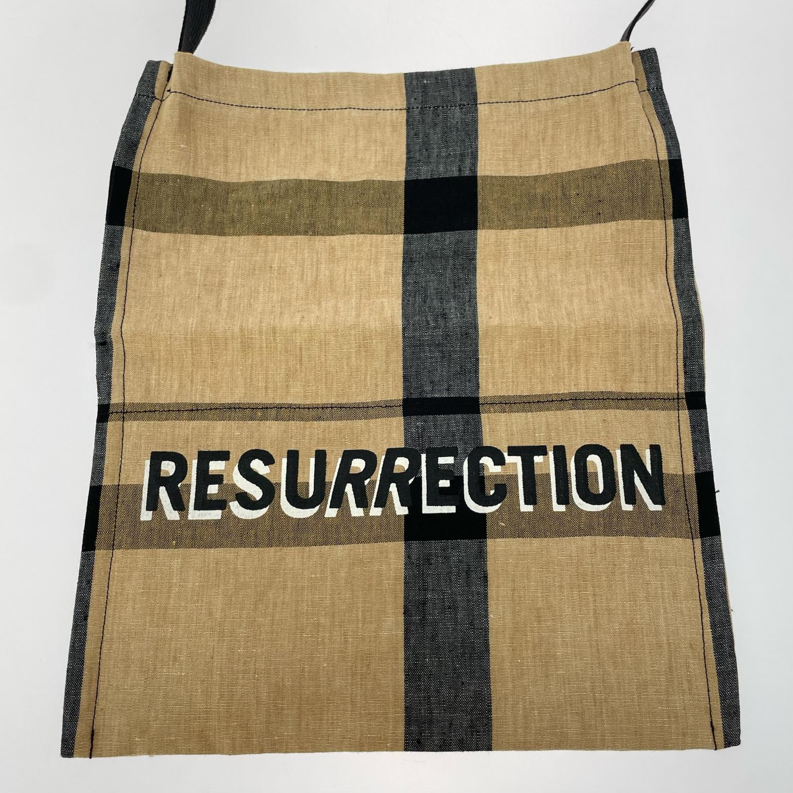 その他バッグ Resurrection bag チェック ブラウン