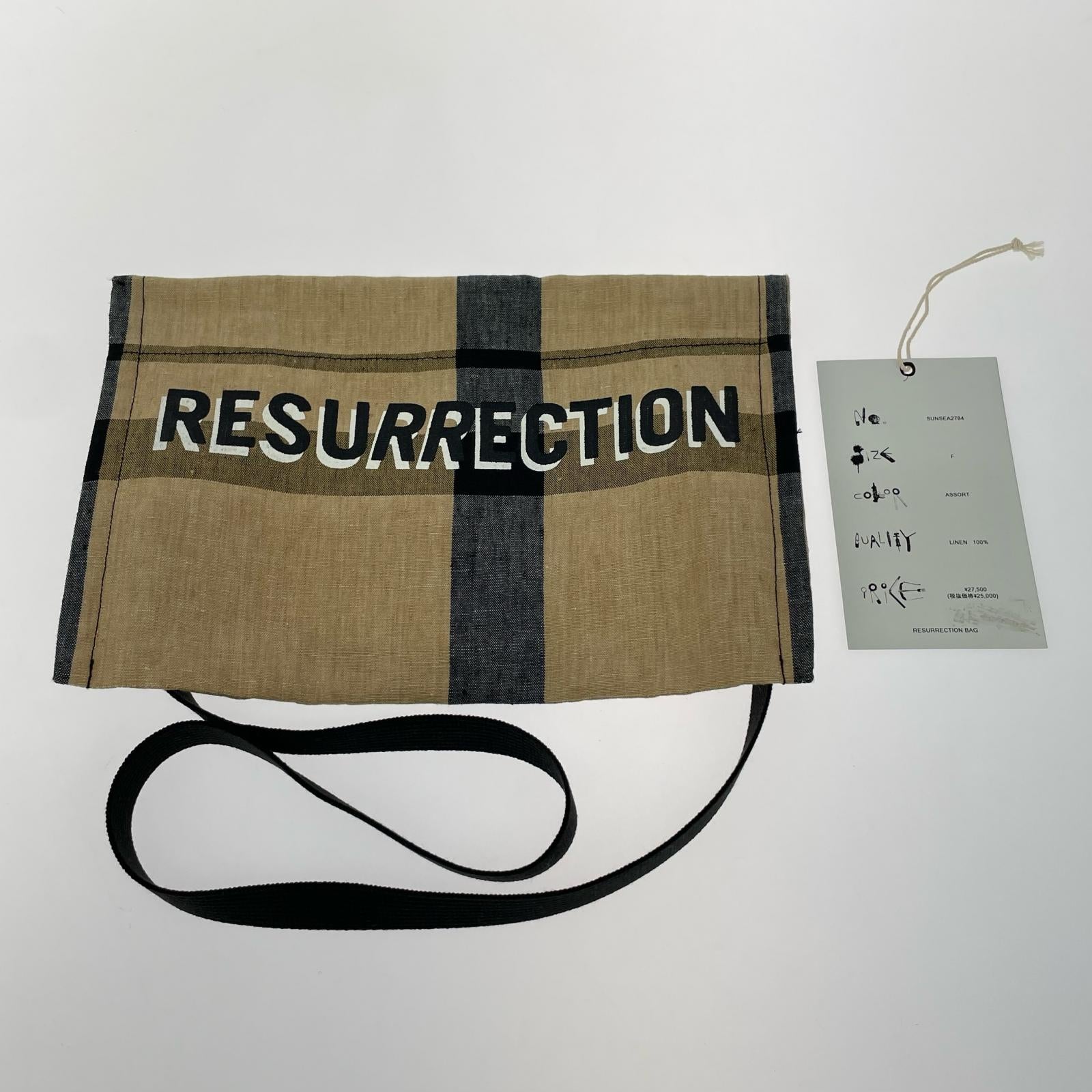 その他バッグ Resurrection bag チェック ブラウン