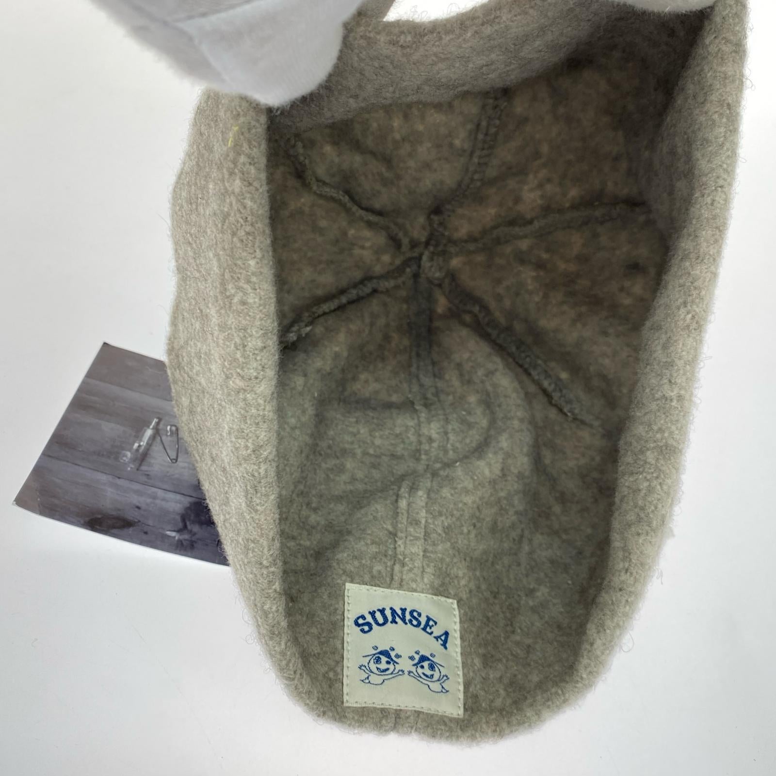 キャップ SUNSEA YAKスウェットキャップ グレー