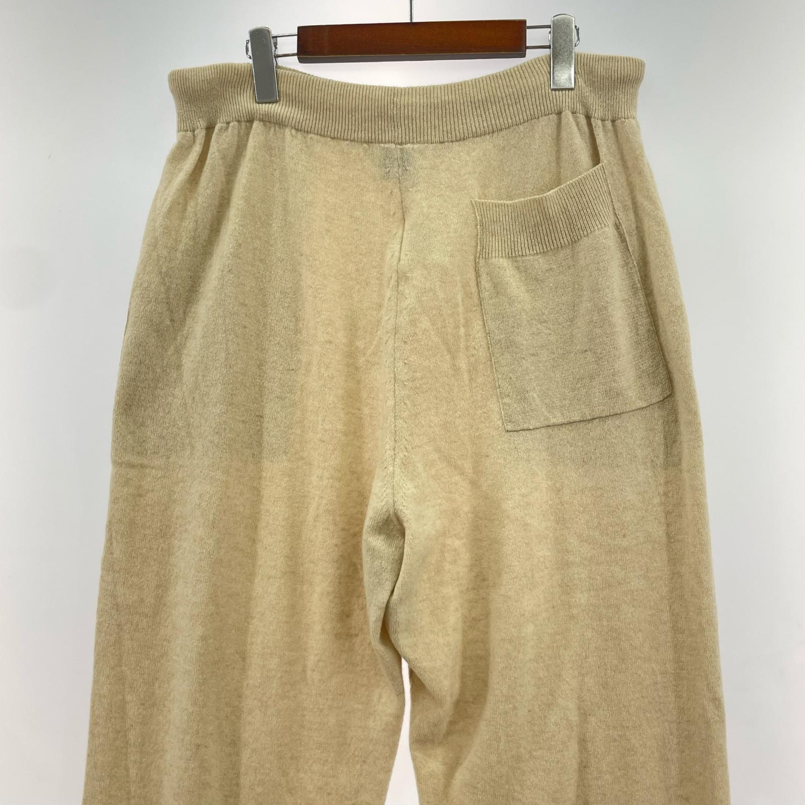 パンツ SUNSEA カシミアイージーパンツ 3 ベージュ