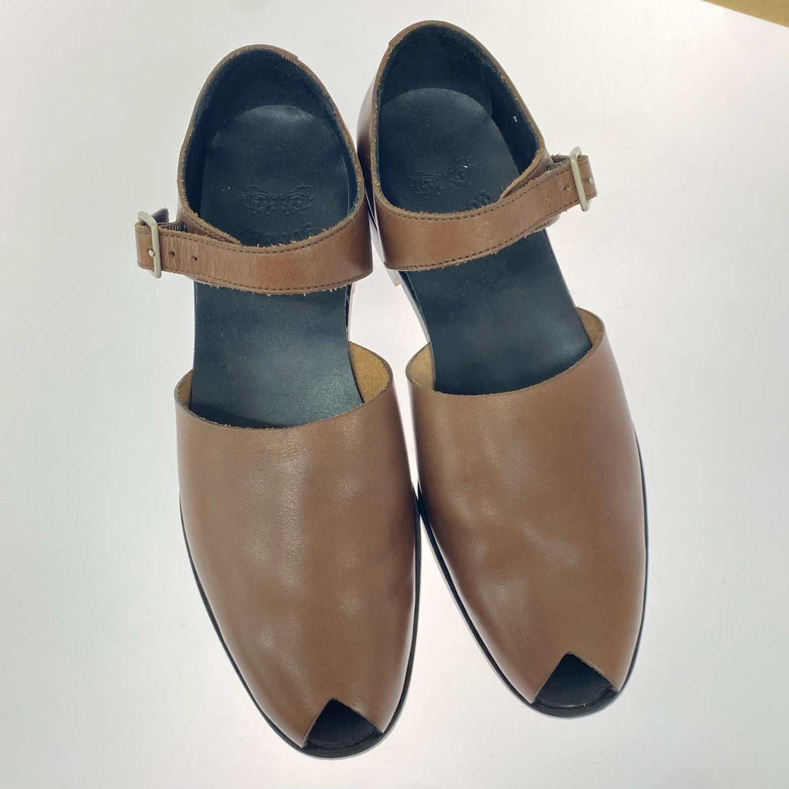 サンダル 22SS Cut-off Normandie Mule 4 Chocolate ブラウン