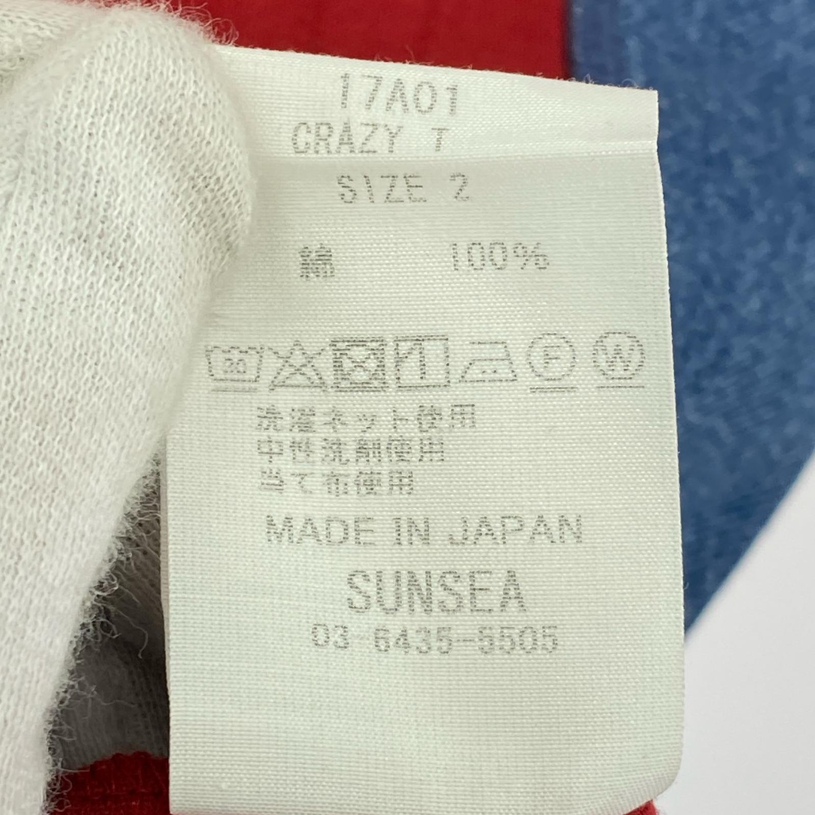 半袖Tシャツ SUNSEA クレージーTEE 2