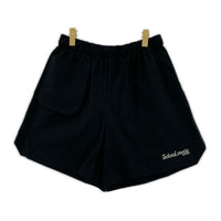 ショートパンツ SUNSEA SHRINKAGE COTTON BIG SHORTS SUNSEA3051 黒 (2) タグ付き 2 ブラック