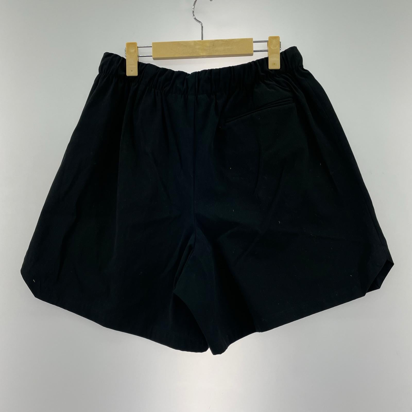 ショートパンツ SUNSEA SHRINKAGE COTTON BIG SHORTS SUNSEA3051 黒 (2) タグ付き 2 ブラック