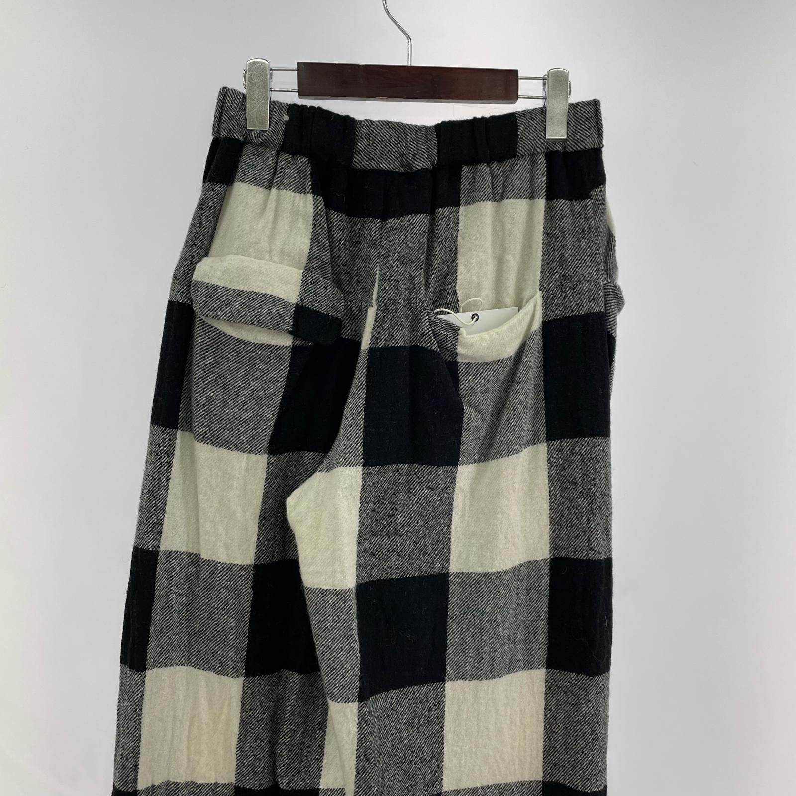 パンツ SHRINKAGE BEACH PANTS/1/ブロックチェック/22A49 1 ブラック