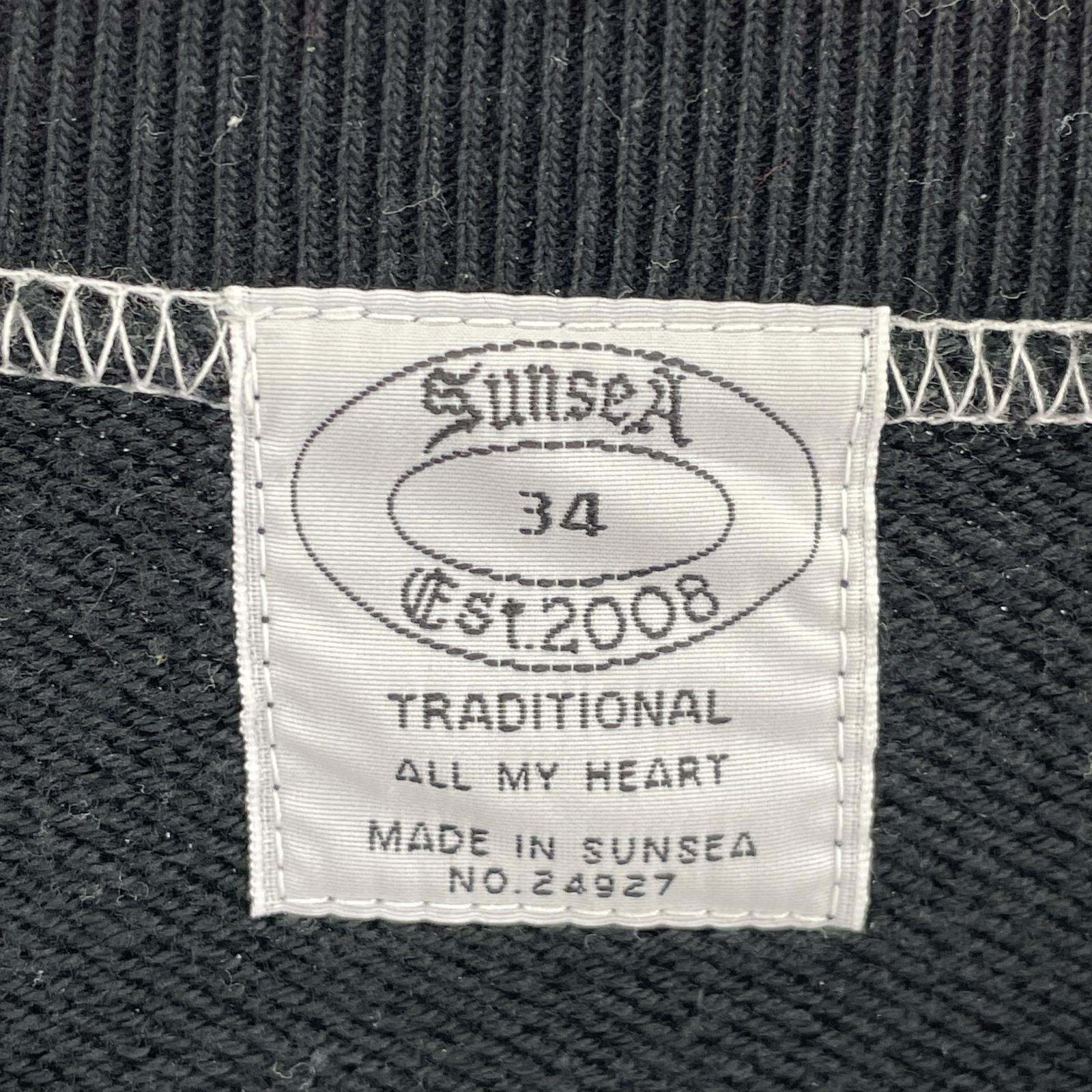 スウェット TECHNOLOWGIA SWEATSHIRT/2/ブラック/SUNSEA3108 2 ブラック
