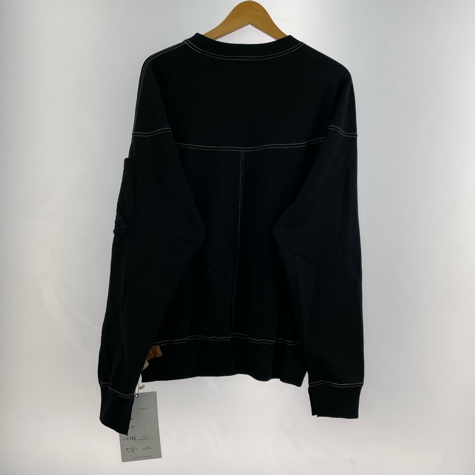 スウェット TECHNOLOWGIA SWEATSHIRT/2/ブラック/SUNSEA3108 2 ブラック