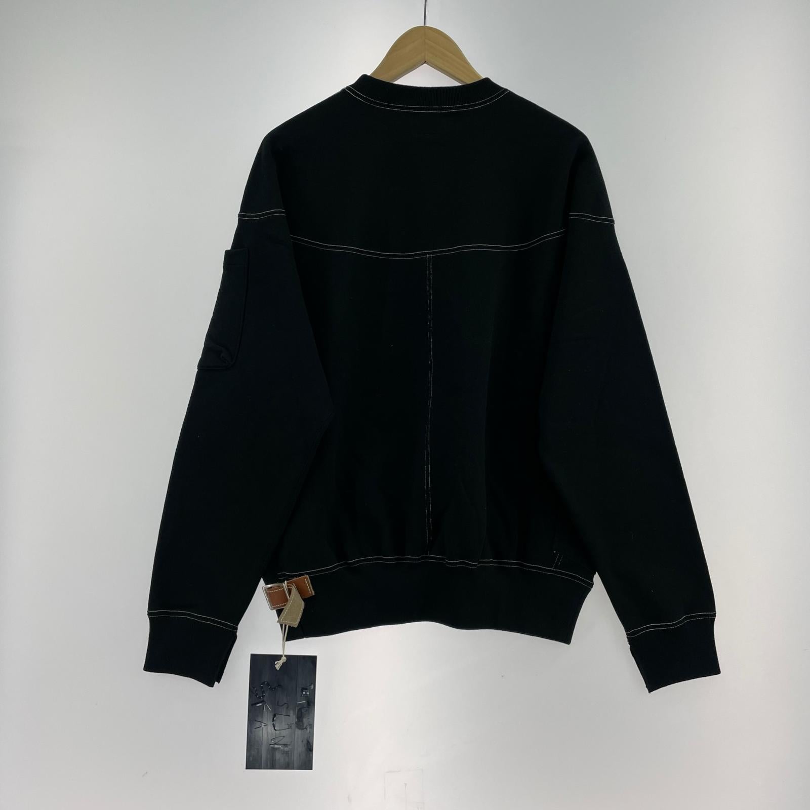 スウェット TECHNOLOWGIA SWEATSHIRT BK (2) 2 ブラック