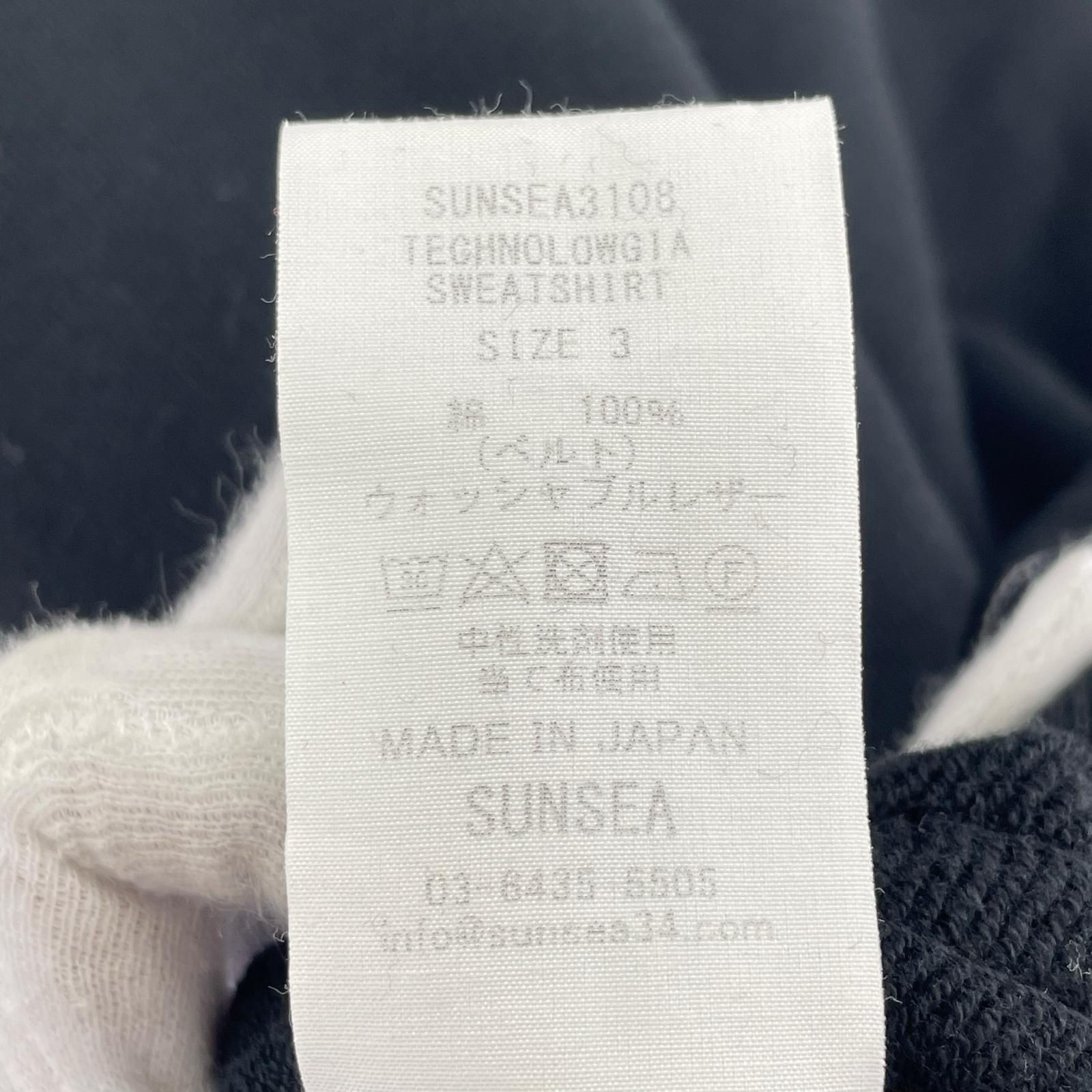 スウェット TECHNOLOWGIA SWEATSHIRT 3 ブラック 3 ブラック