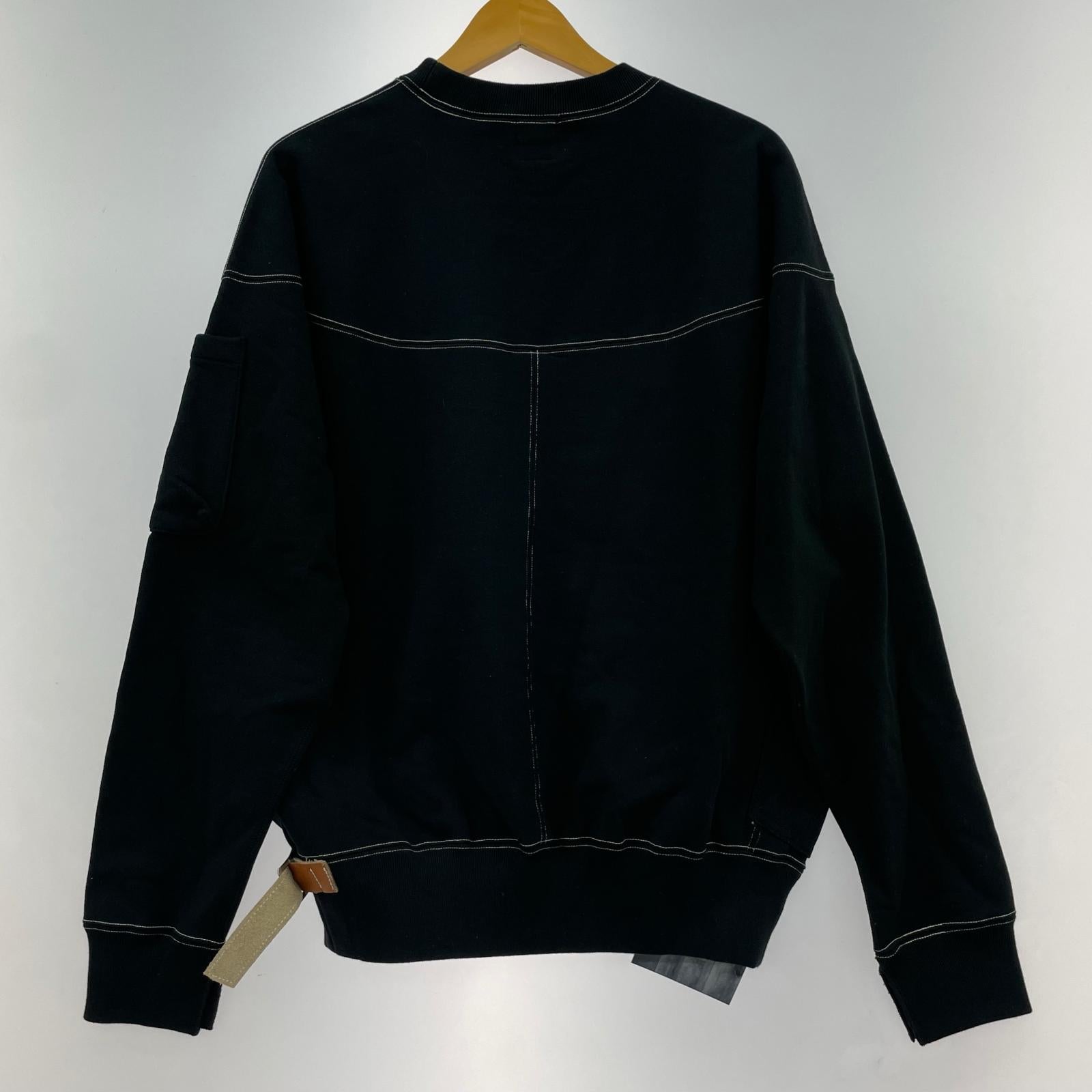 スウェット SUNSEA スウェットシャツ 2 ブラック