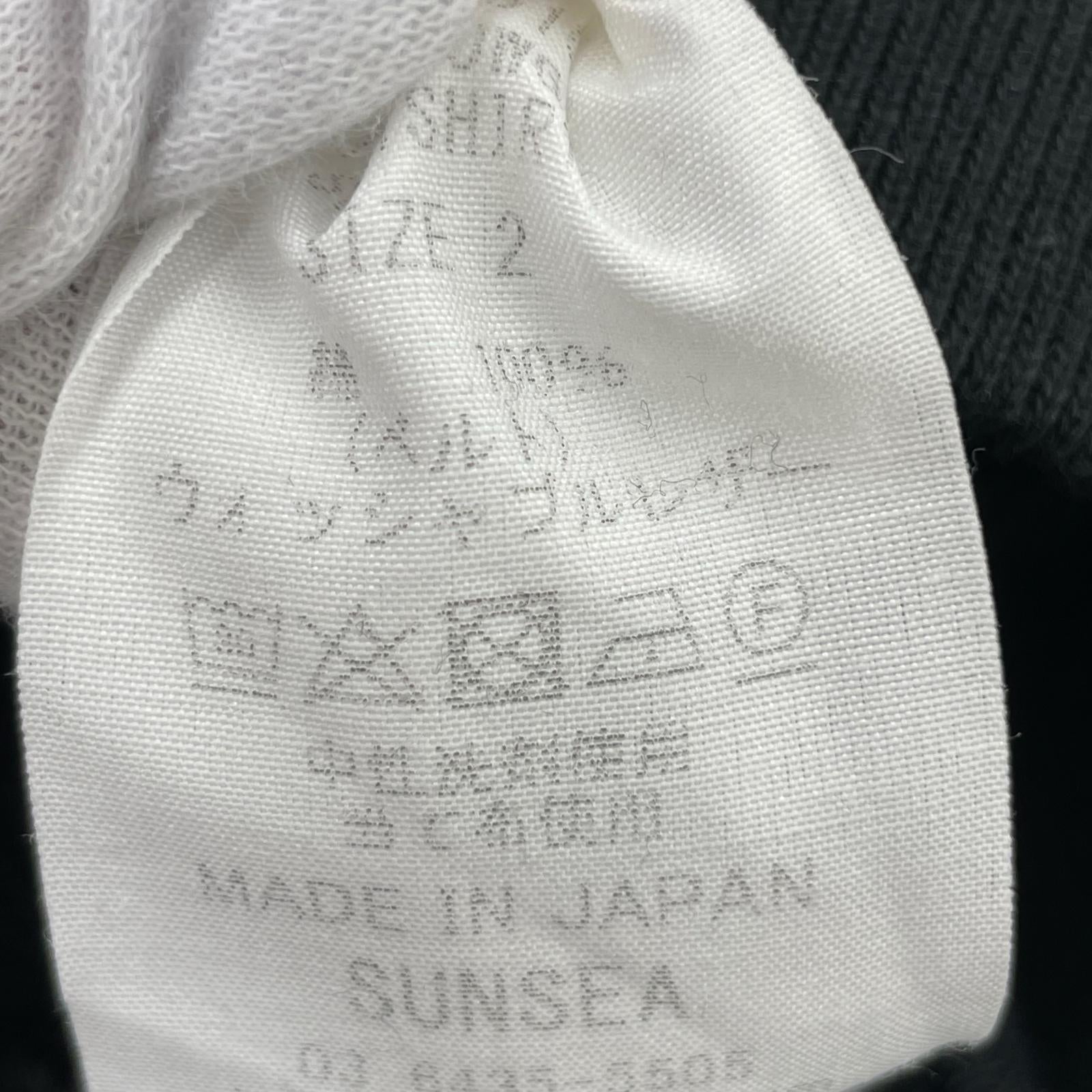 スウェット SUNSEA スウェットシャツ 2 ブラック