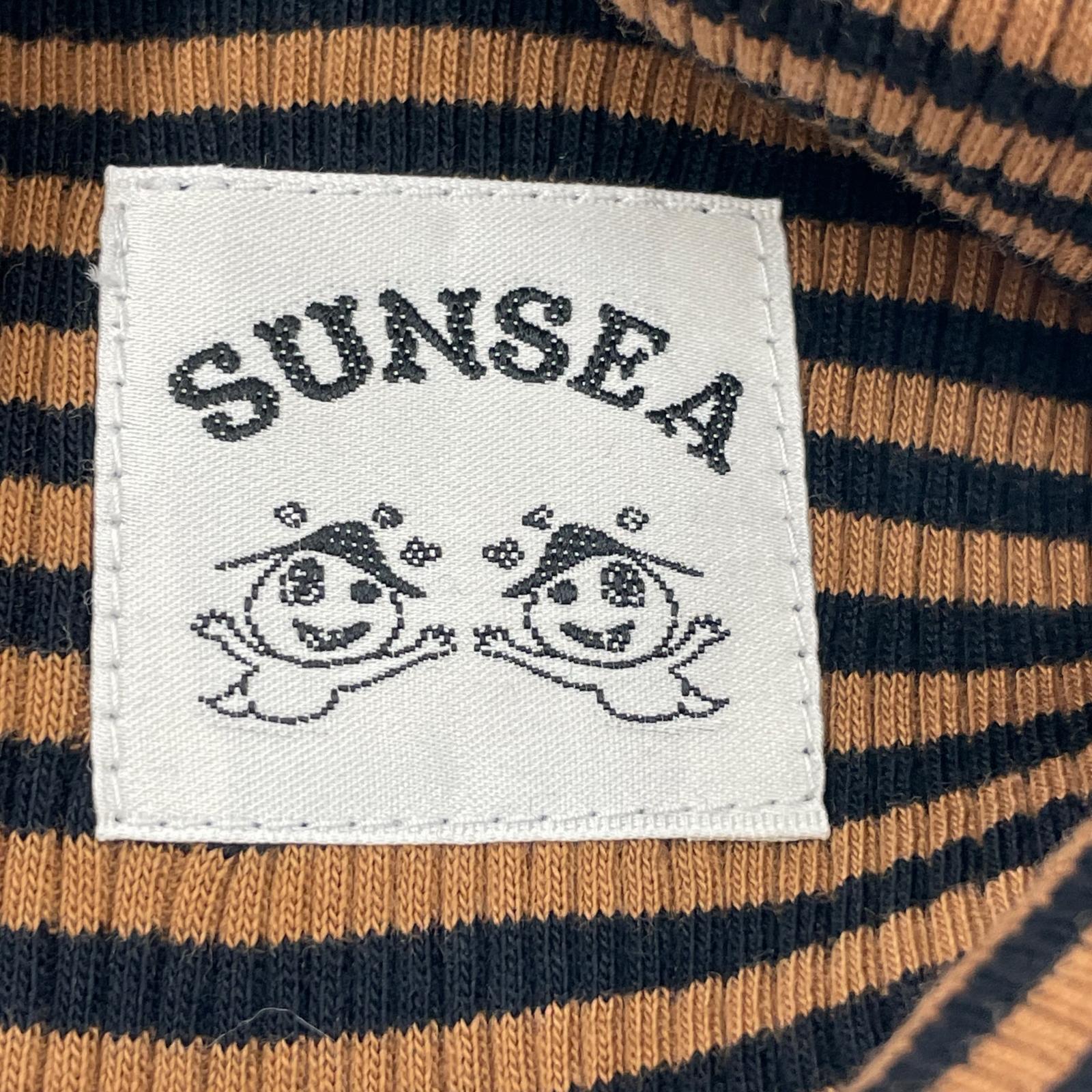 長袖Tシャツ 24SS/BORDER STRIPE TURTLE-T ボーダー 青茶 (2) 2