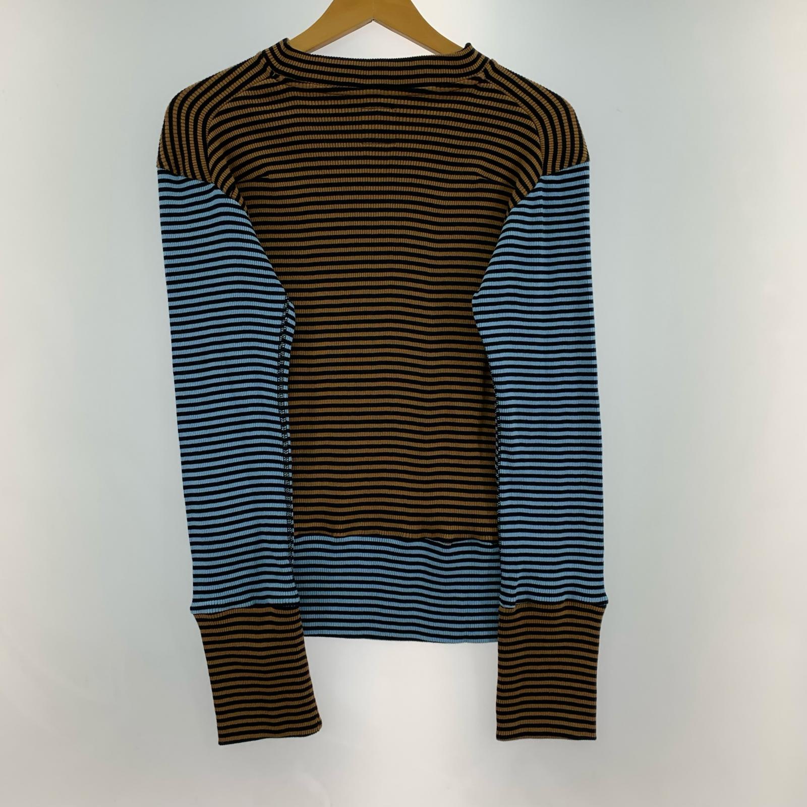 ニット SUNSEA 24SS BORDER STRIPE LONG T SUNSEA2804 (2) 2
