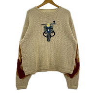 ニット 29th 24AW MOTORCYCLE SWEATER (2) 2 ベージュ