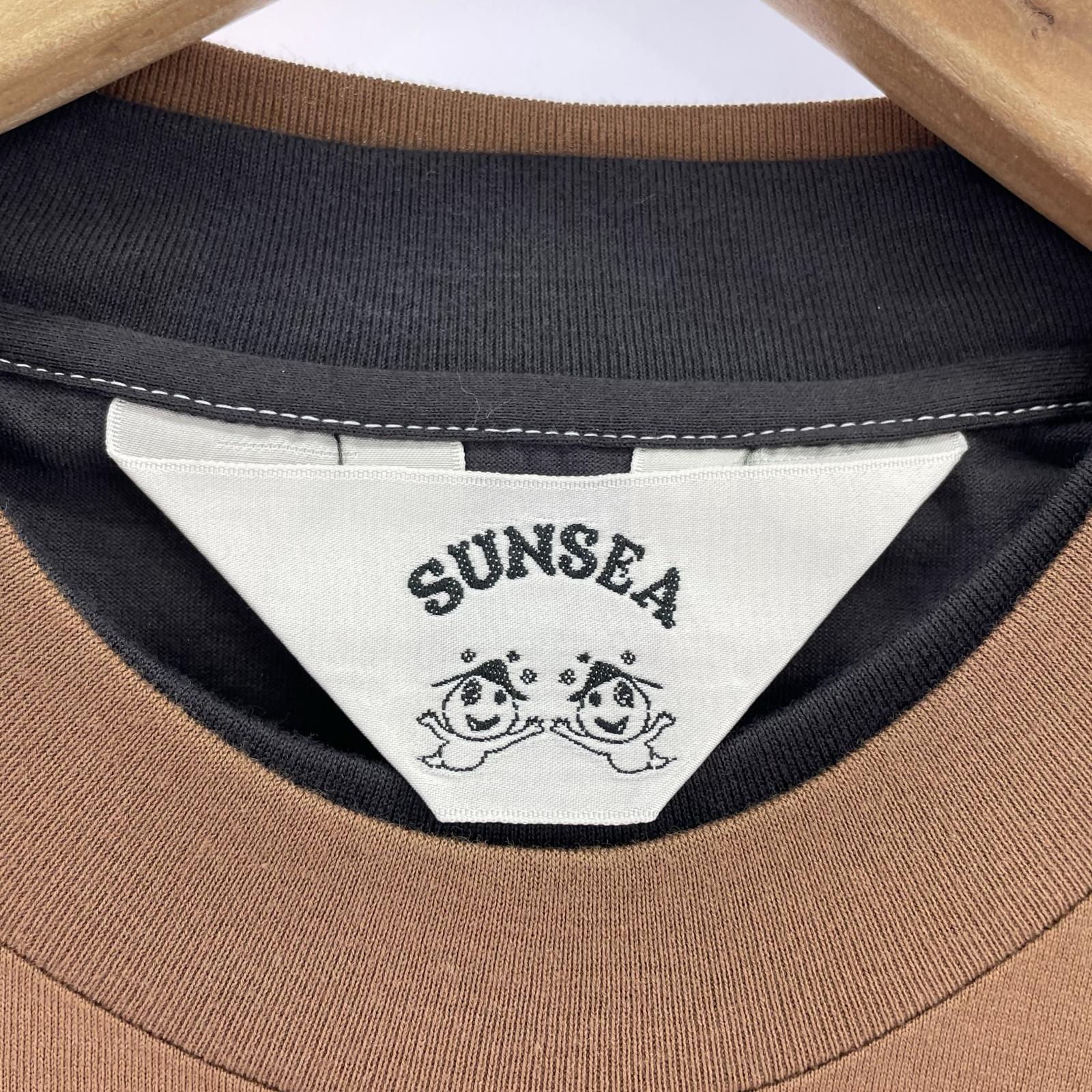 半袖Tシャツ LAYERED 2TONE T 2 2 ブラウン