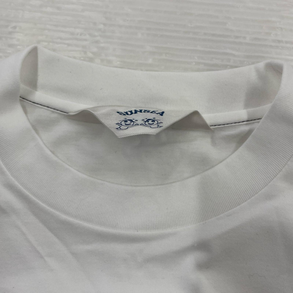半袖Tシャツ SUNSEA ワンサイドスラッシュロングTシャツ 3 ホワイト