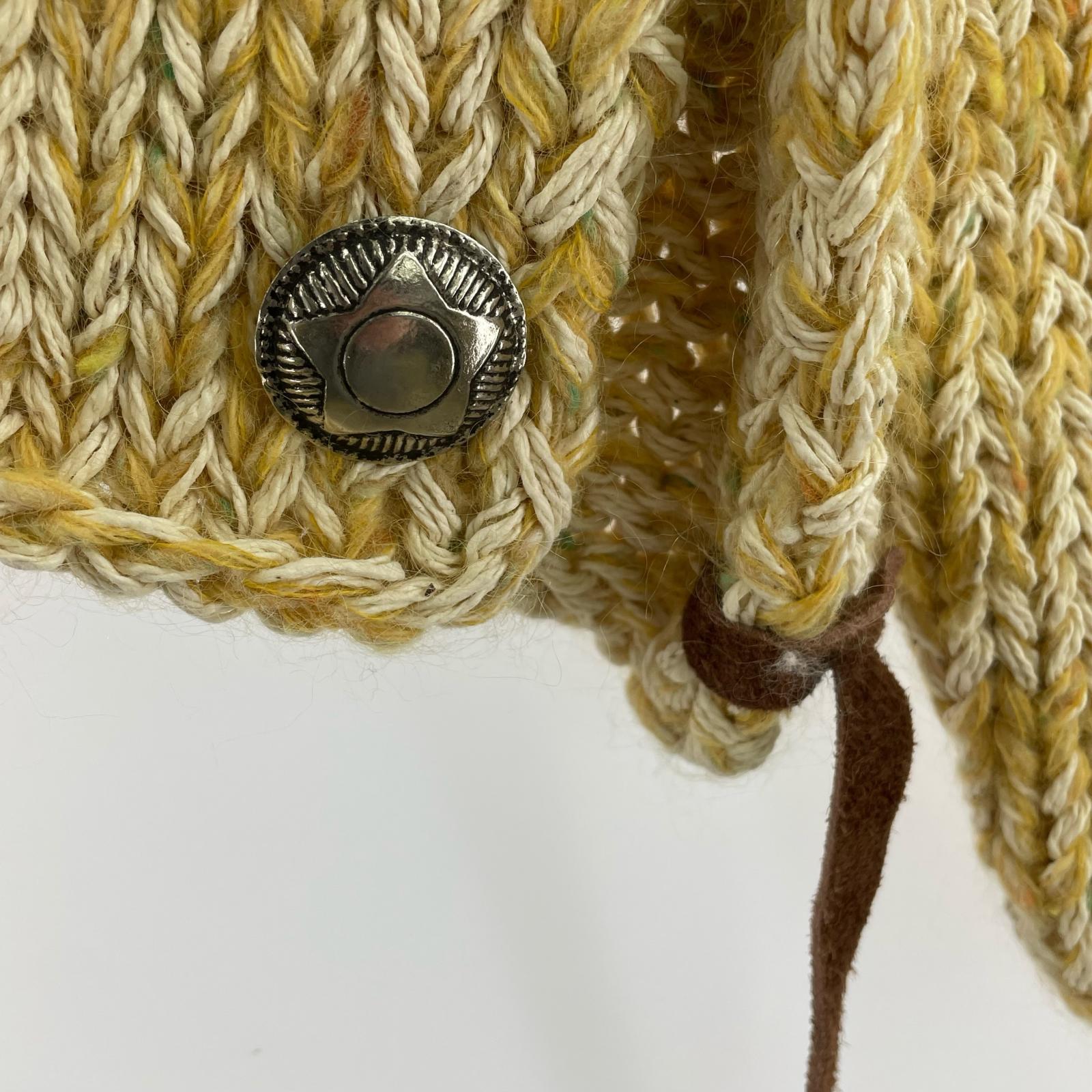 ニット 22AW 第八のSWEATER 十字架 黄 (3) イエロー