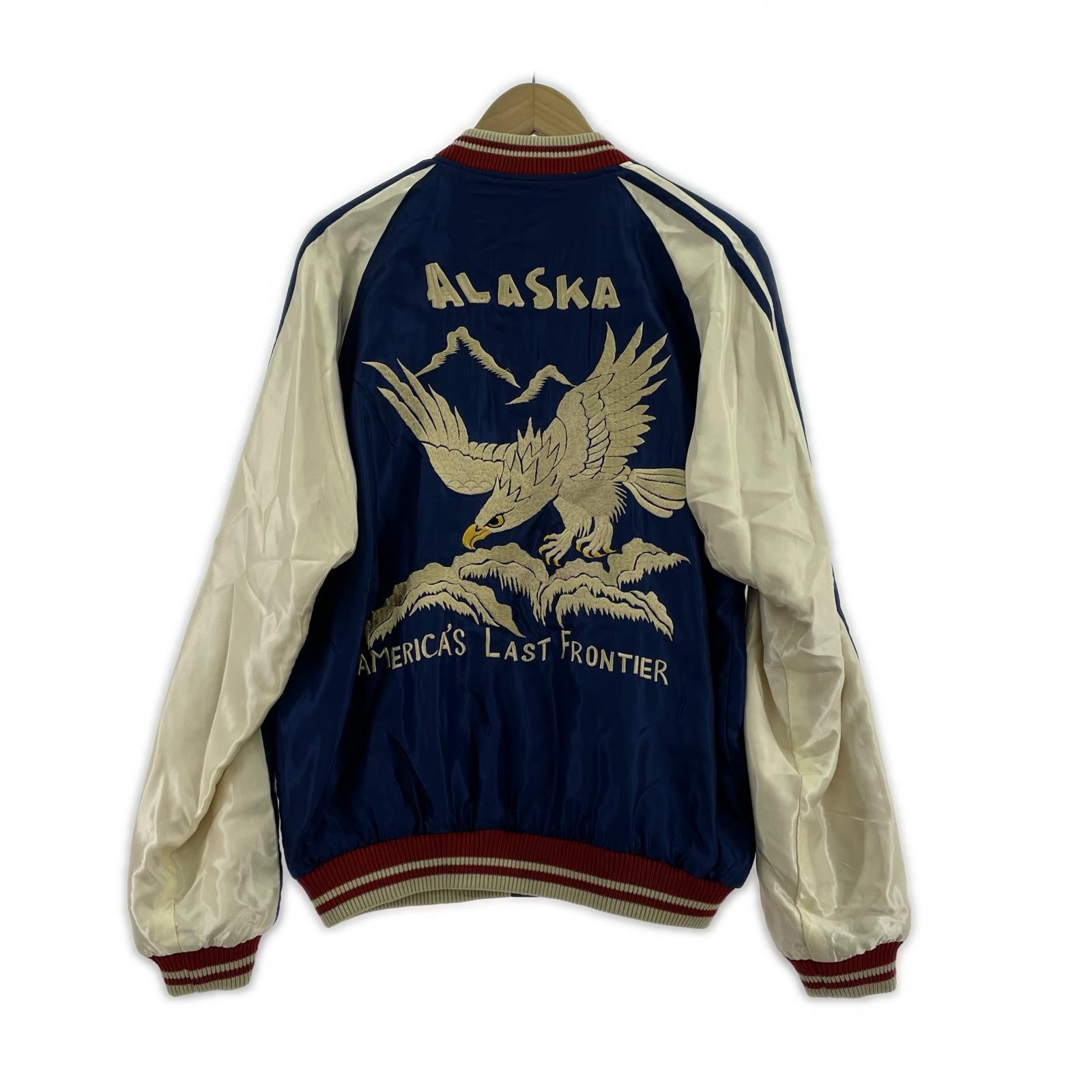 ジャケット TAILOR東洋 Mid 1950s Style Acetate Souvenir Jacket 青 TT15790 (L) L