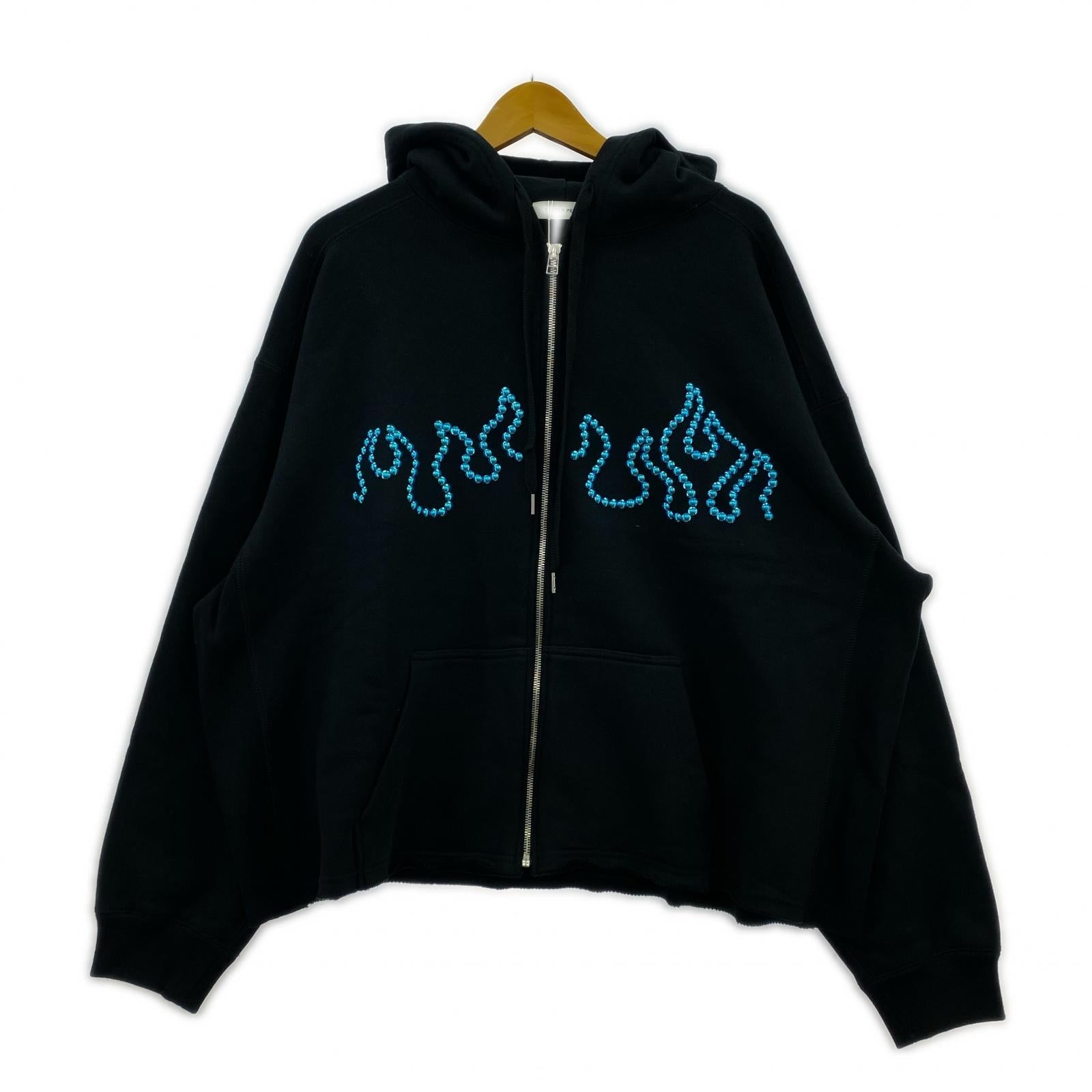 パーカー Tender person zip フーディ 2 ブラック