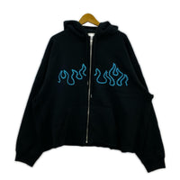 パーカー Tender person zip フーディ 2 ブラック