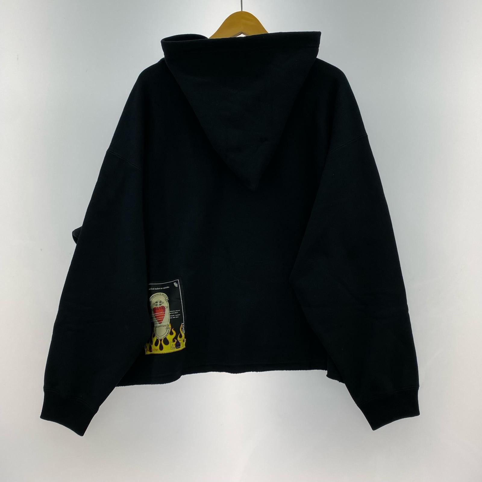 パーカー Tender person zip フーディ 2 ブラック