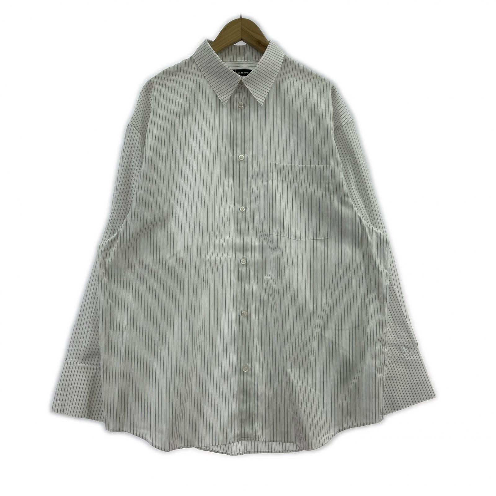 長袖シャツ STRIPE SUPIMA SHIRT (2) 2
