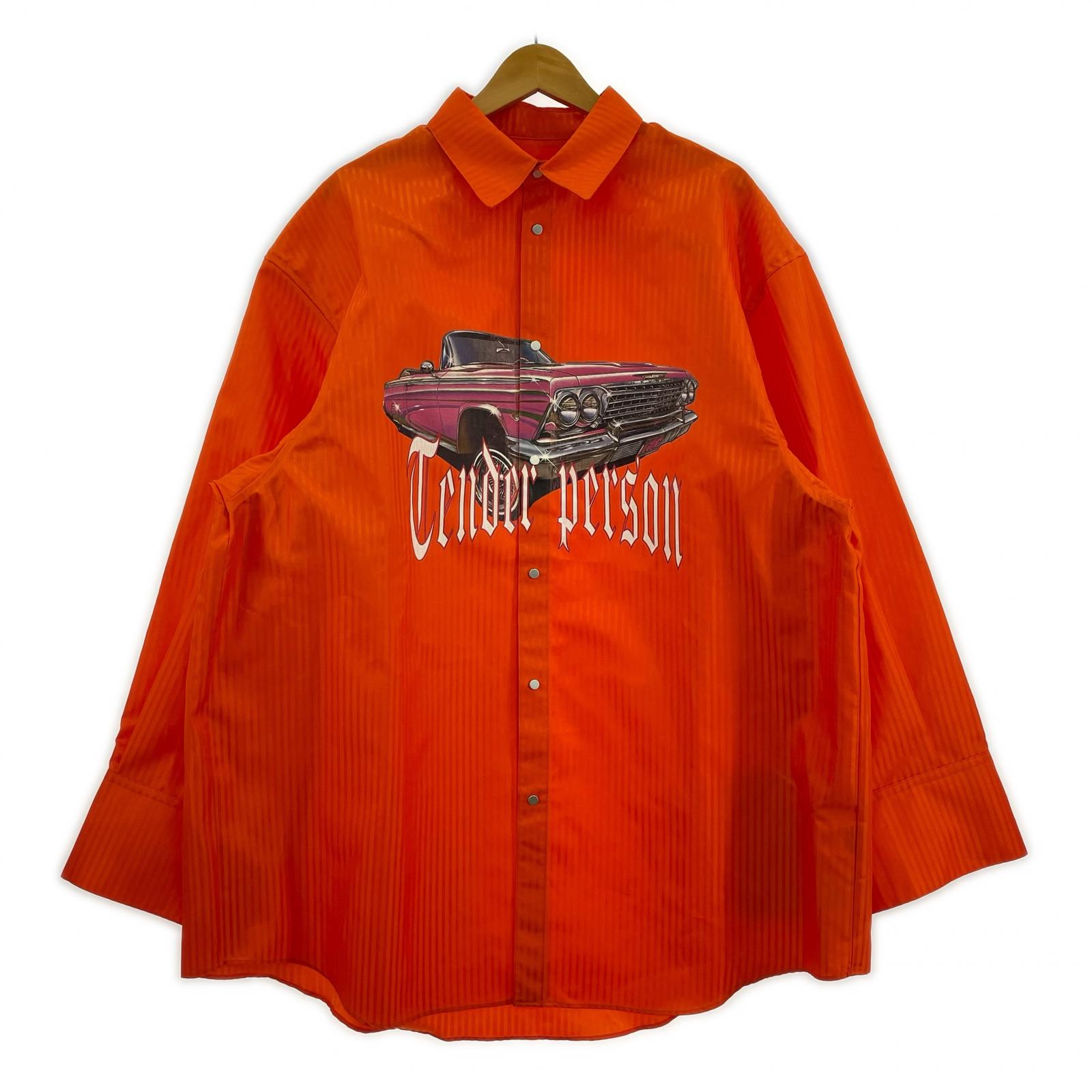 長袖シャツ LOWRIDER STRIPE SHIRT 4 オレンジ 4 オレンジ