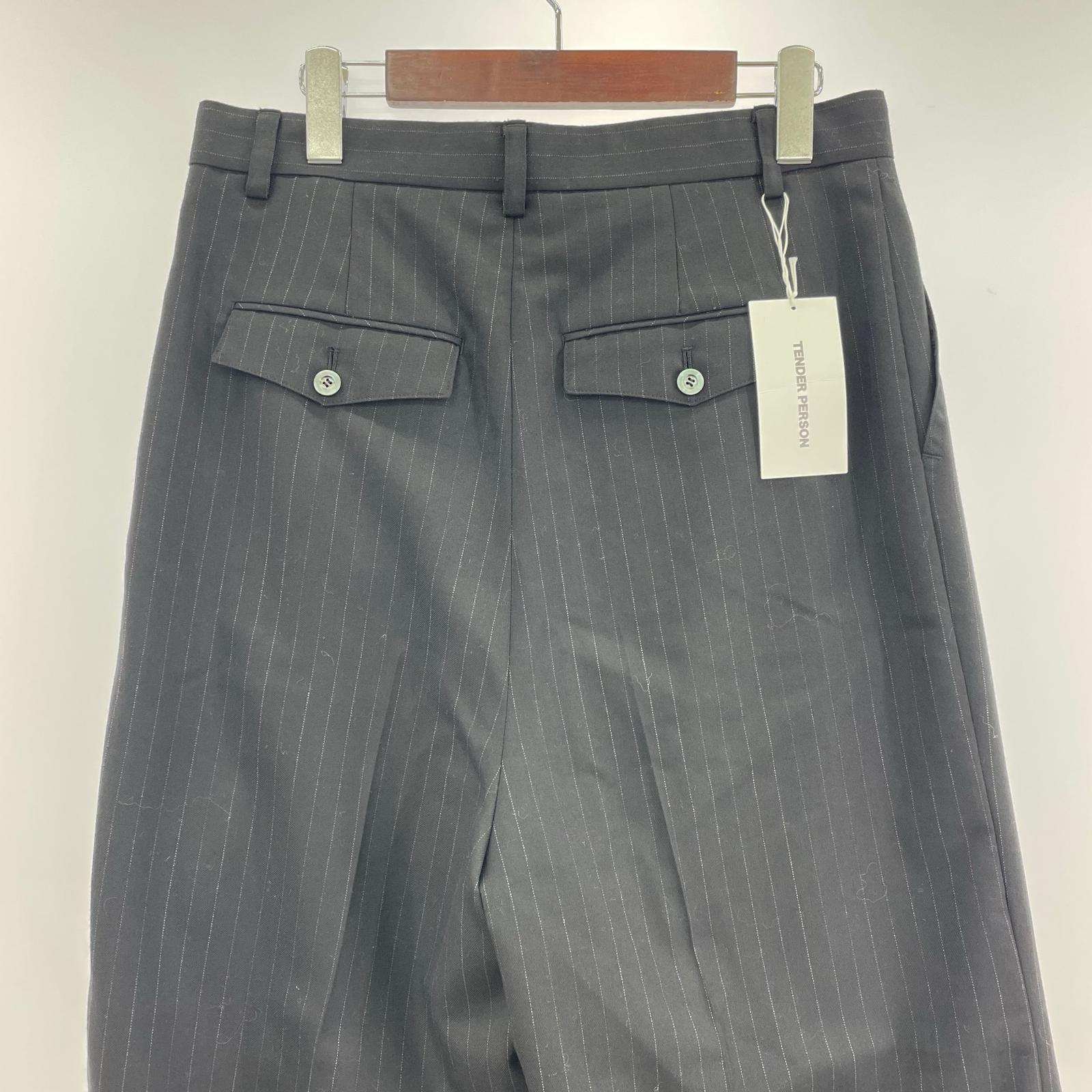 パンツ Tender person WIDE TROUSERS (3) SJLT-4205 3 ブラック