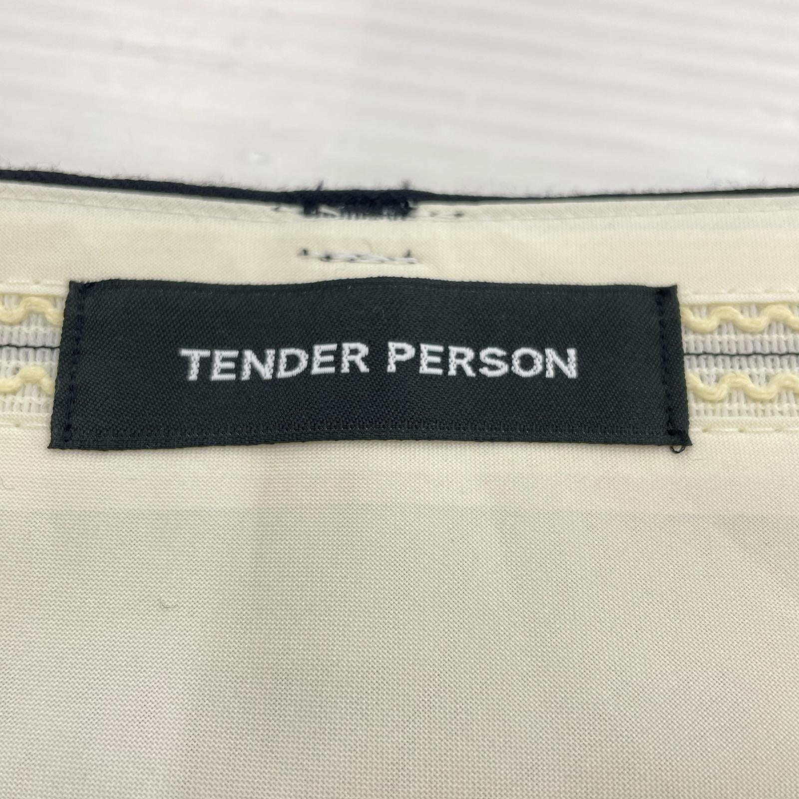 パンツ Tender person WIDE TROUSERS (3) SJLT-4205 3 ブラック
