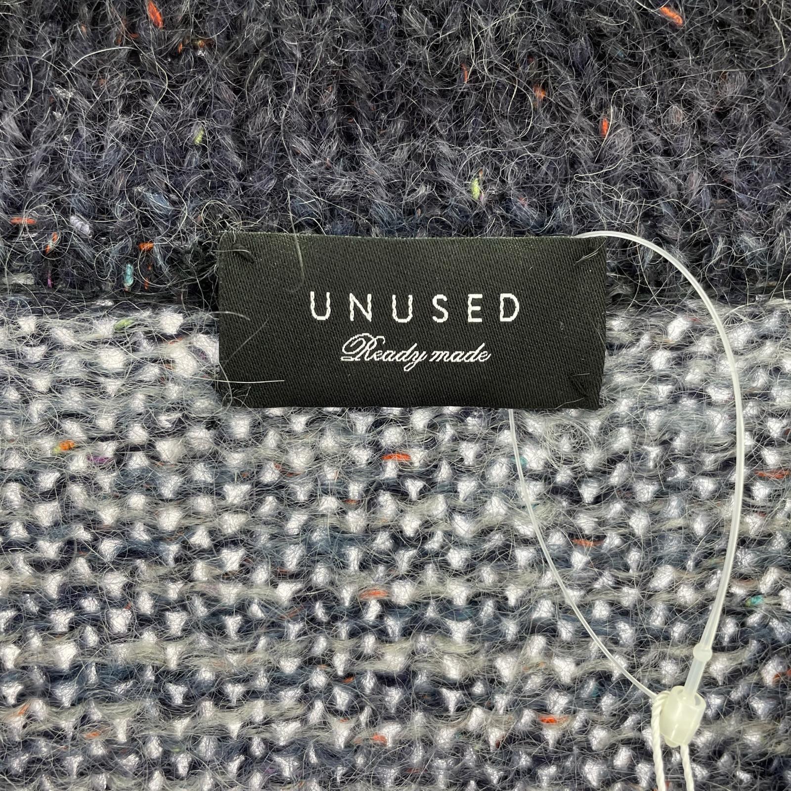 ニット Mohair V-neck Knit 青グレー (3) 3
