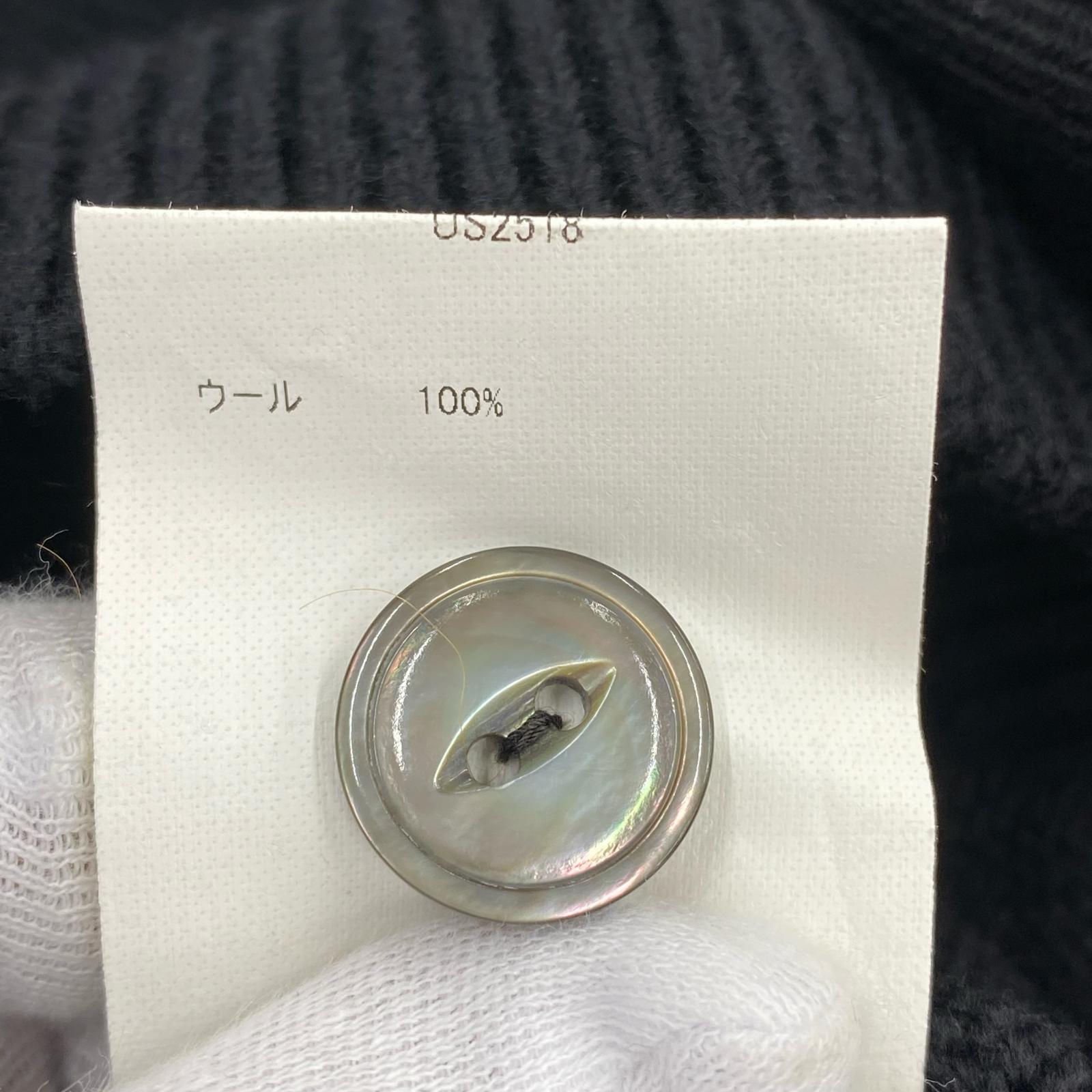 カーディガン ウールカーディガン (3) US2518 ブラック