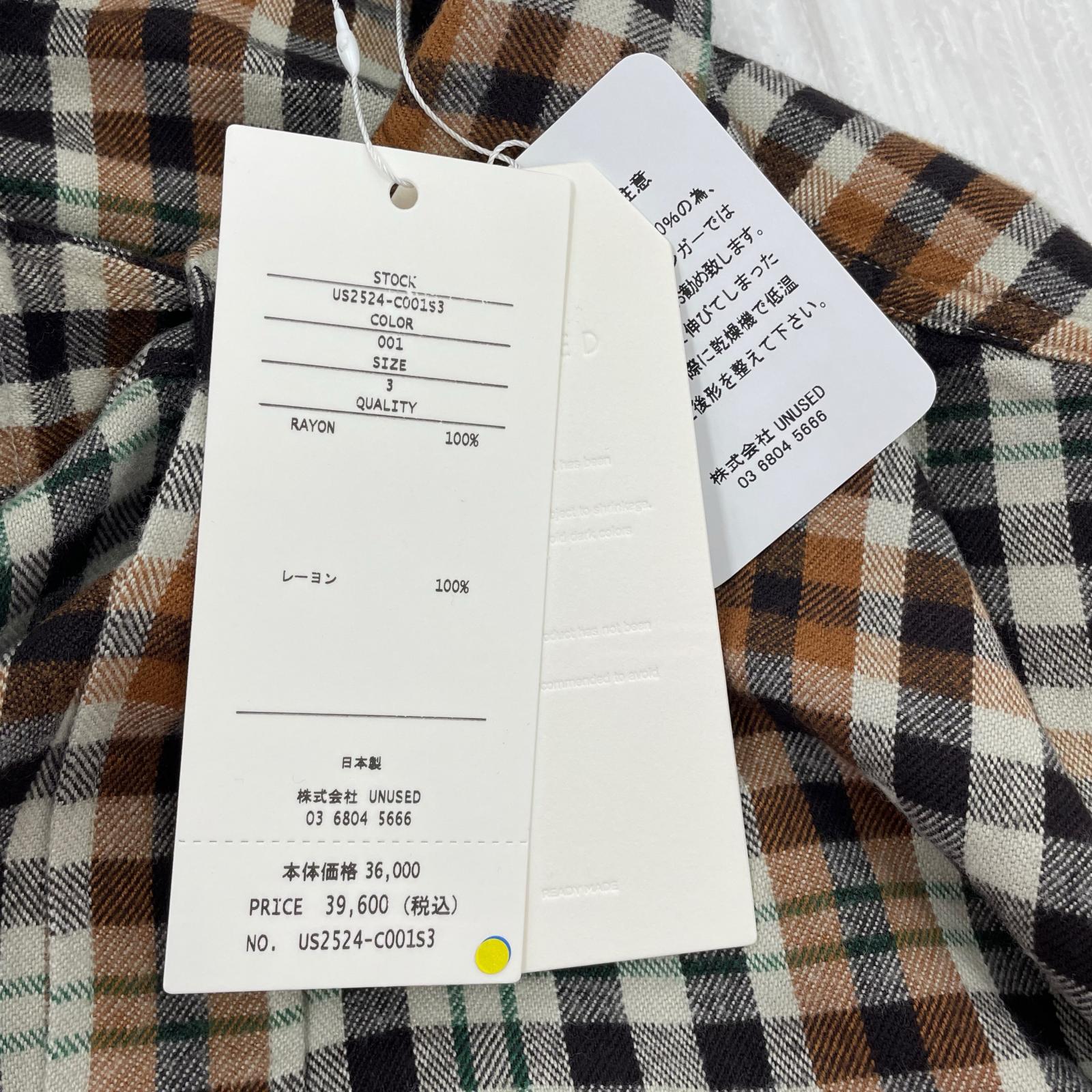 長袖シャツ Rayon check shirt 3 001 3